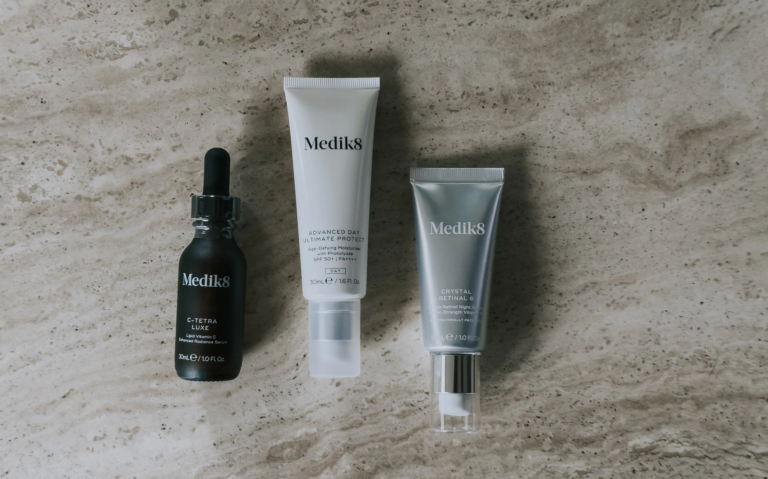 Address 90% of Your Anti-Aging Skincare Needs with Just Three Medik8 Products
