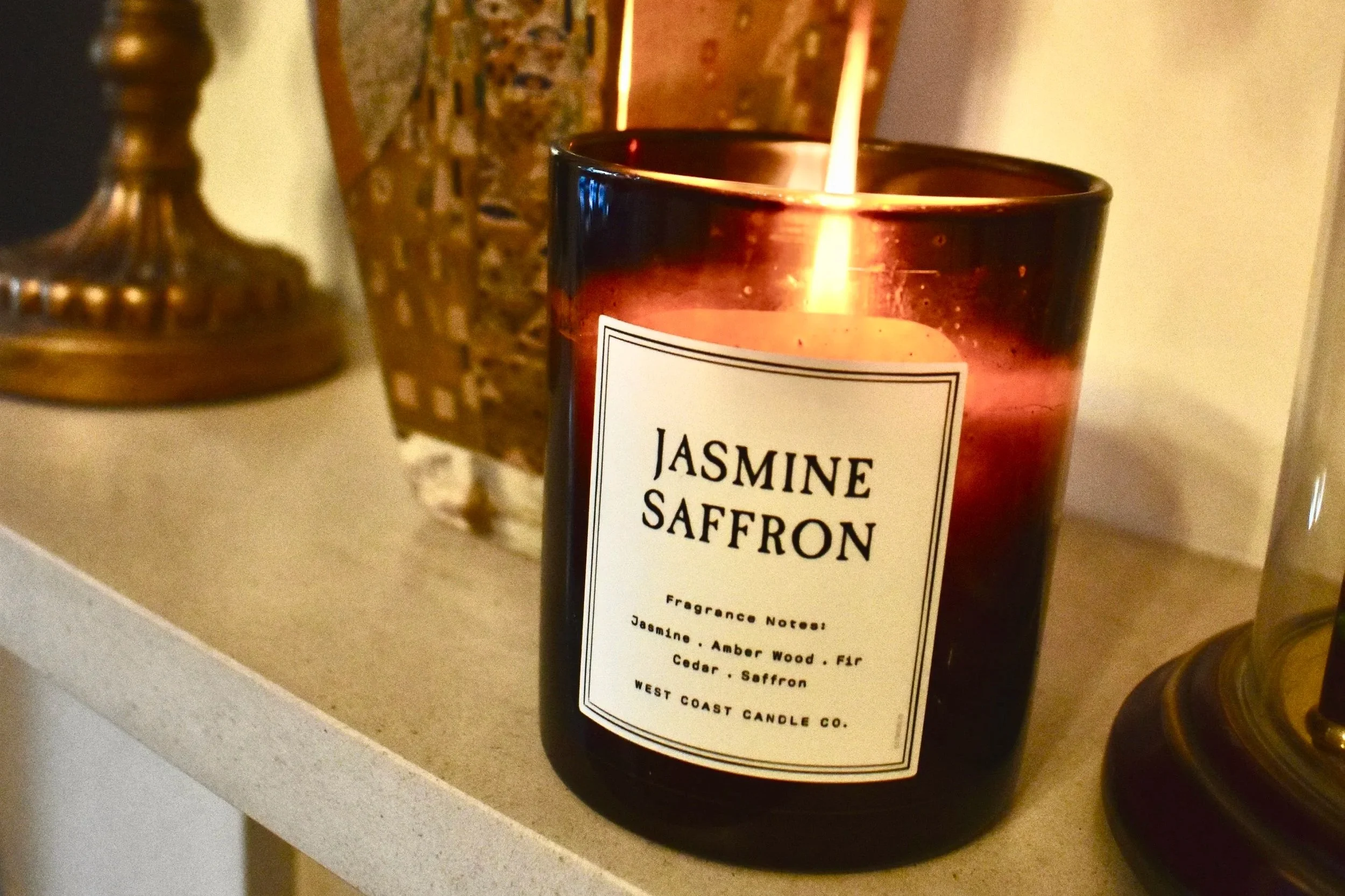 Jasmine Saffron by Leoben Company: Candle Review