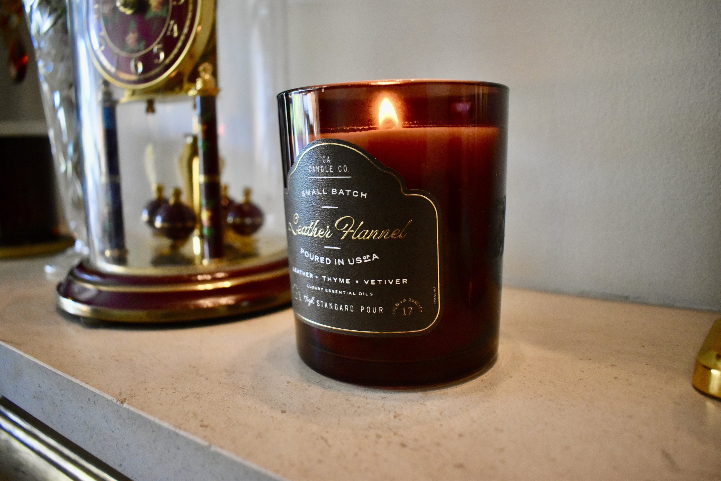 Leather Flannel CA Candle C: Review