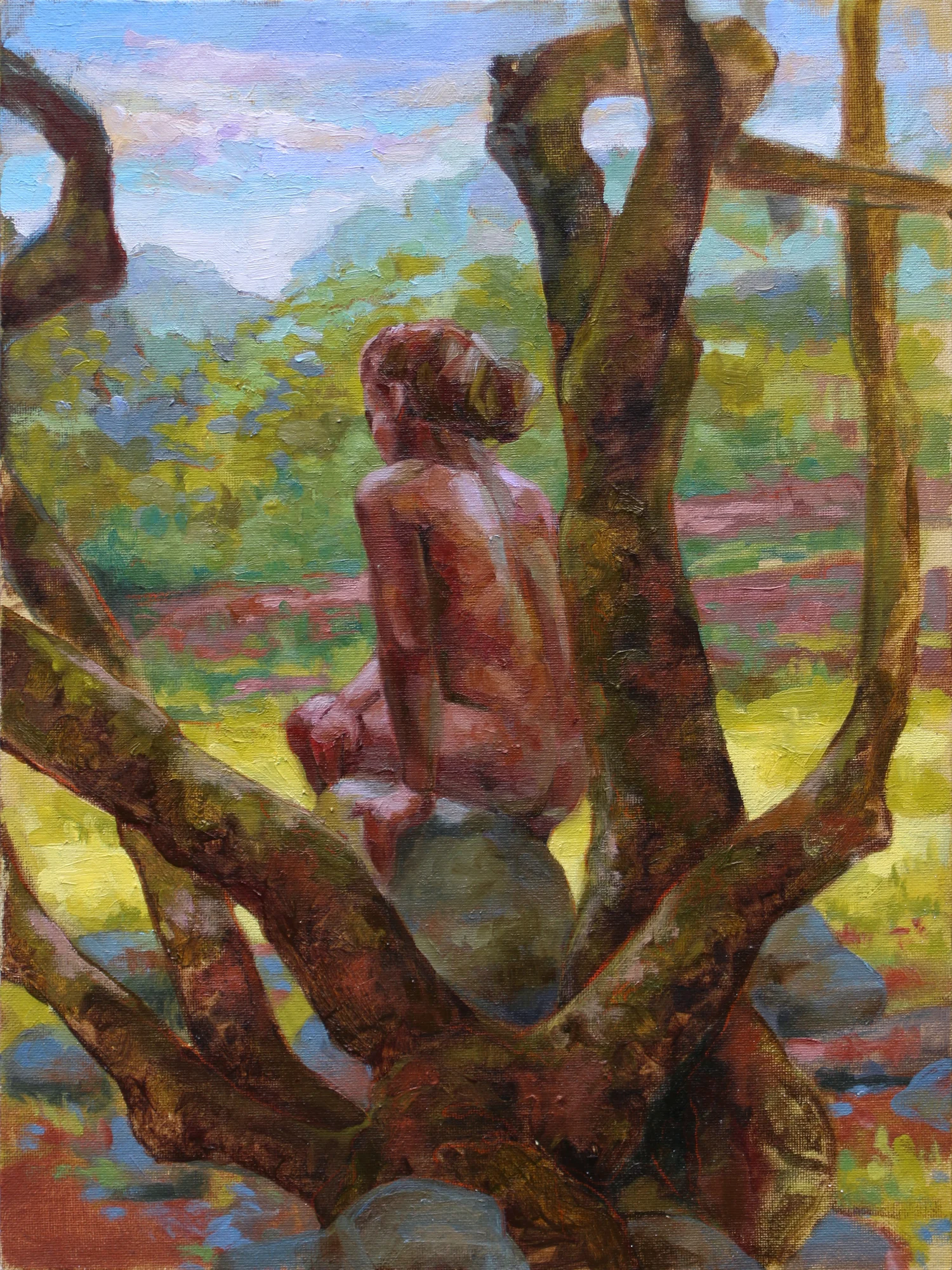 Tanya, in the Vytlacil Garden