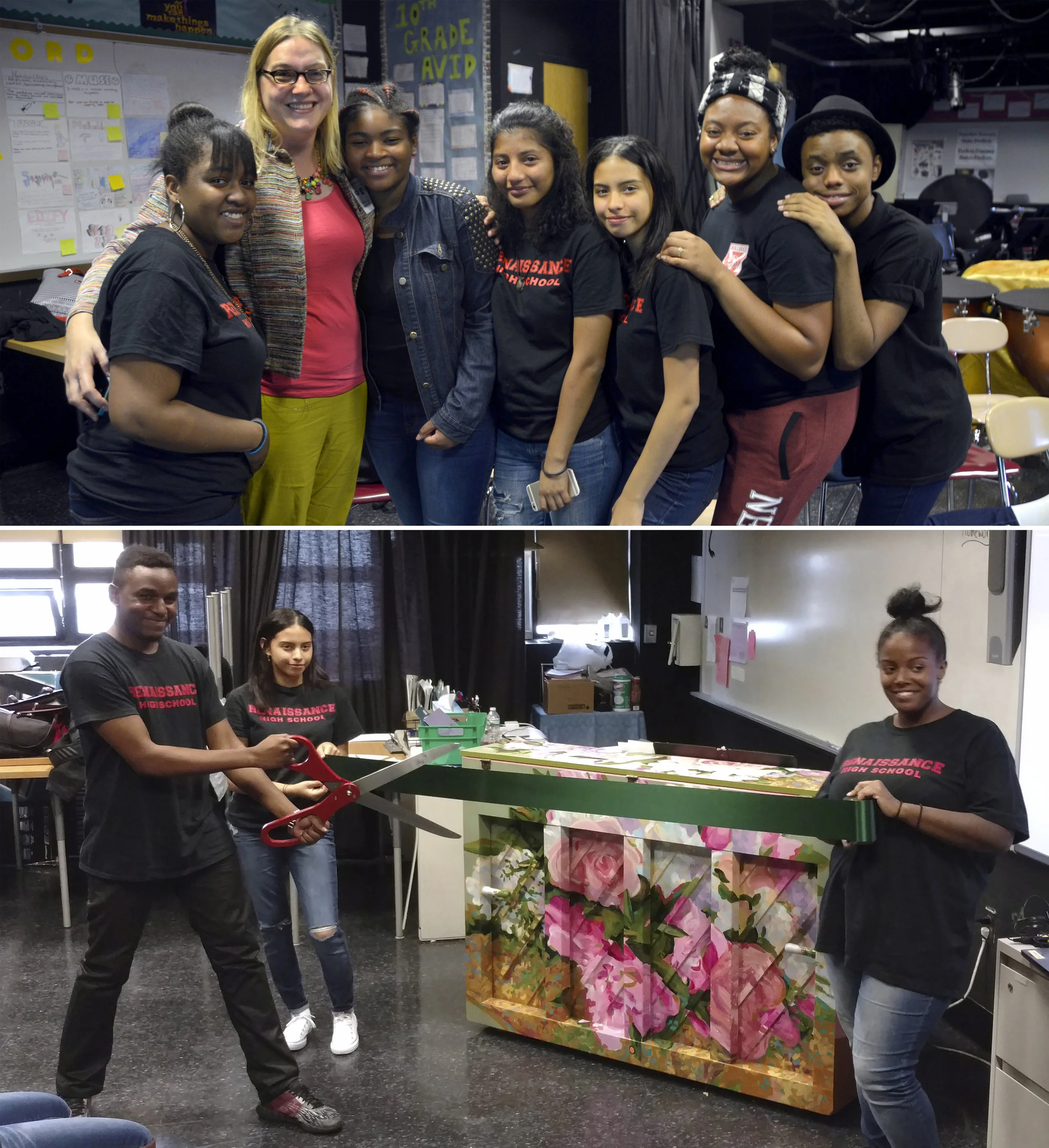 I felt privileged to be a short part of these students lives - to hear them sing, and to know that the piano I painted with Sing for Hope will help them grow stronger along their own musical journeys. 