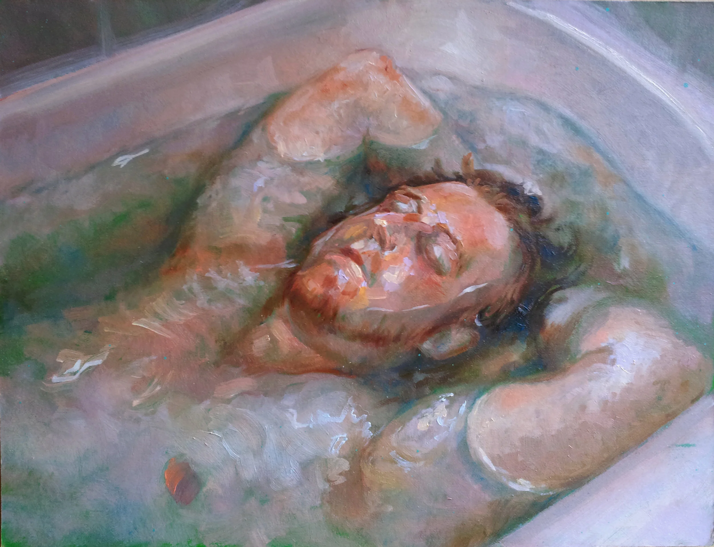 Study for ‘Andrew, In the Bath’