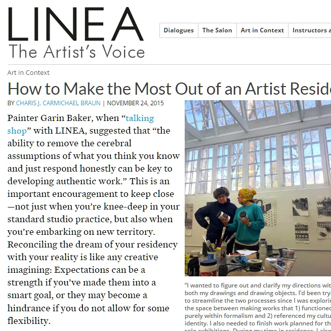 How to Make the Most Out of an Artist Residency