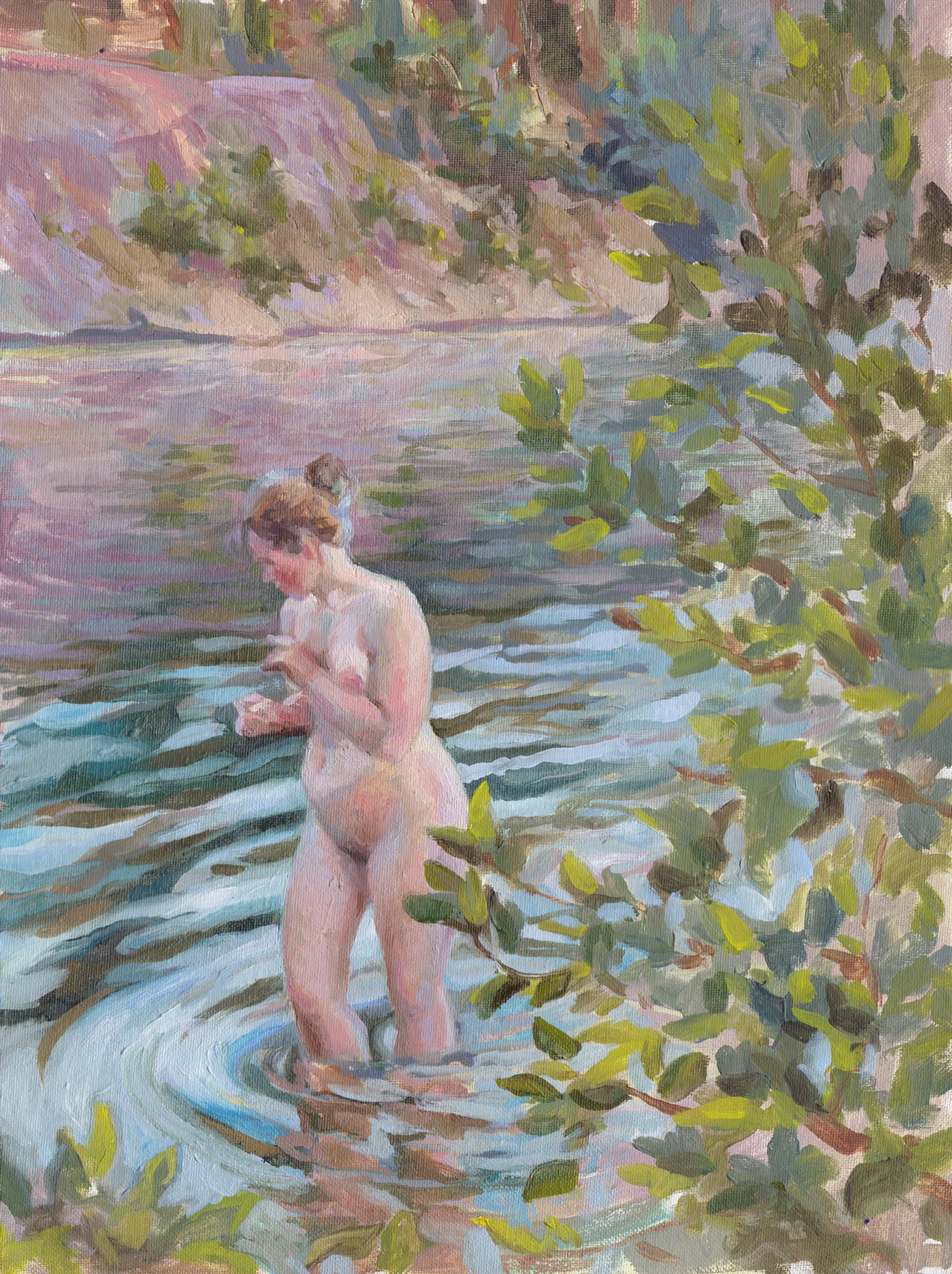 Study, after Zorn: Frileuse