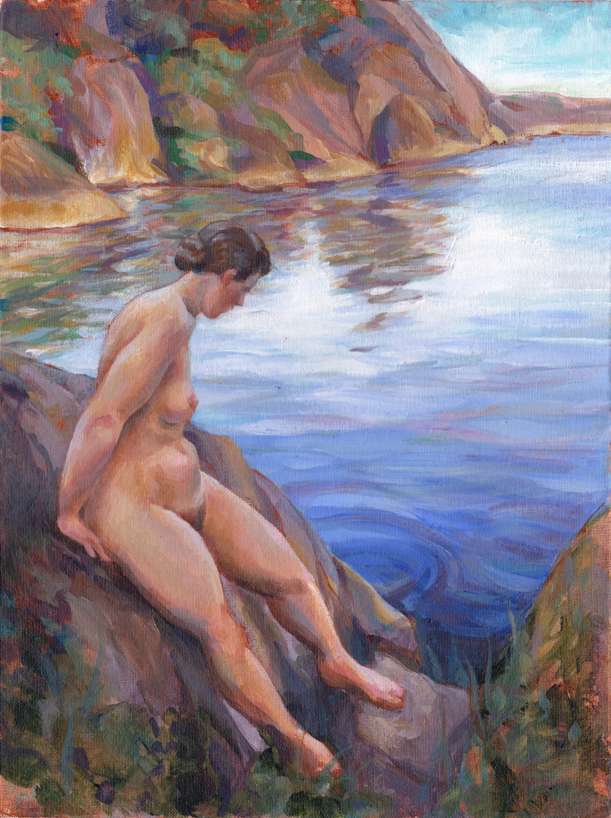 Study after Zorn: På Sandhamn