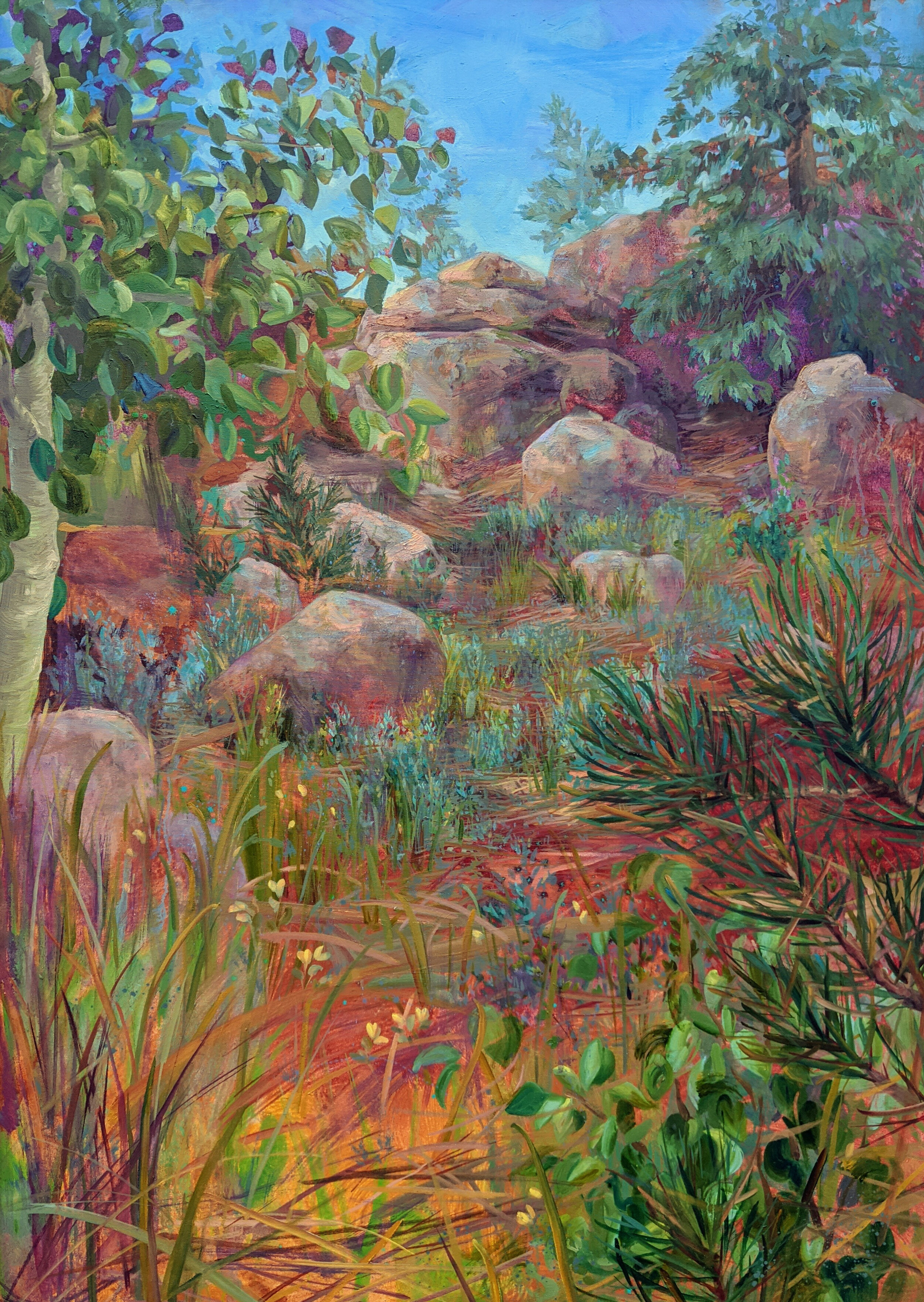 Grasses Falling