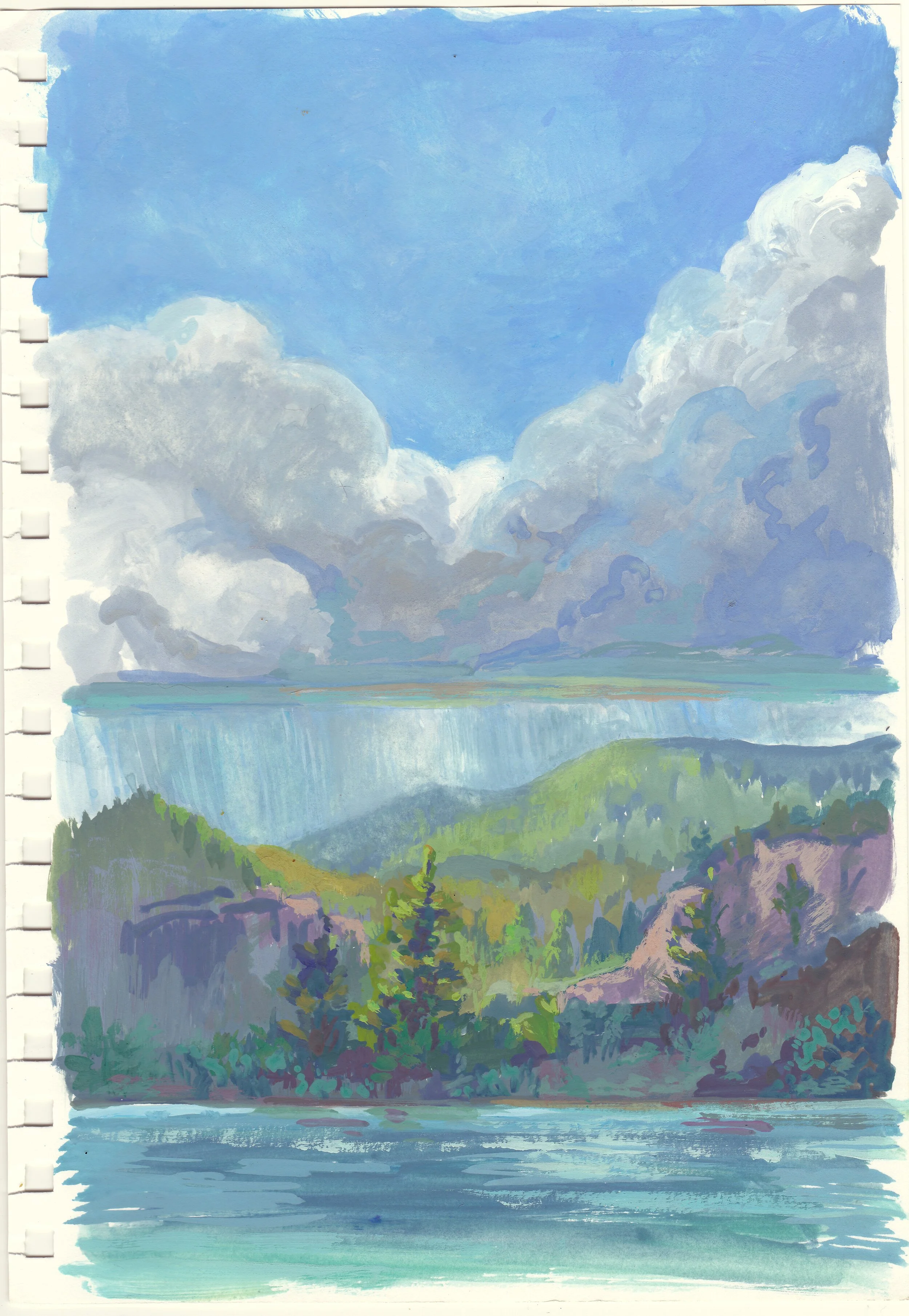 (study) Storm On The Lake