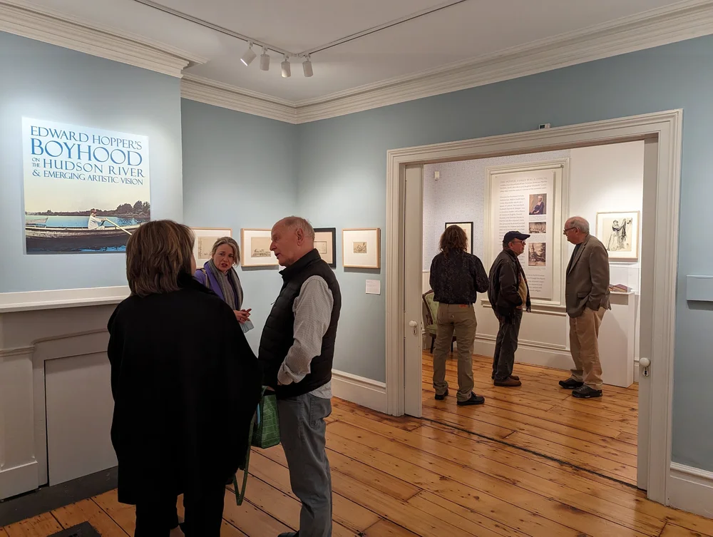 Installation: looking towards parlor