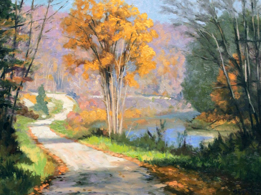 Harley Bartlett, "River Road, VT"