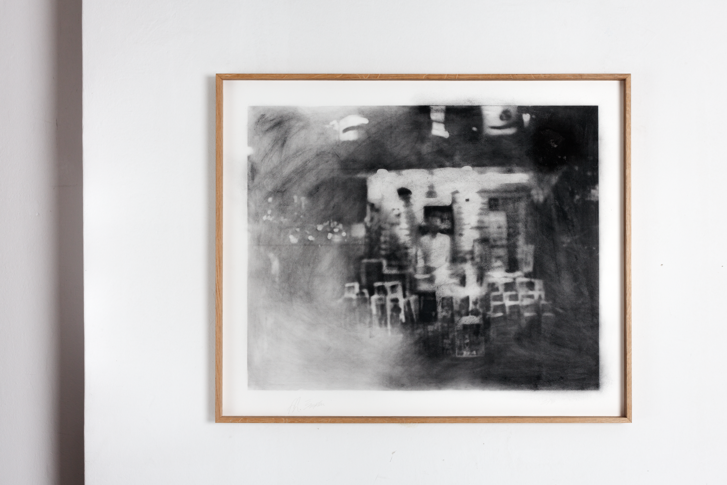  Last News, 2014 / 2023, dry print, ivory on paper, 82 cm x 69 cm 