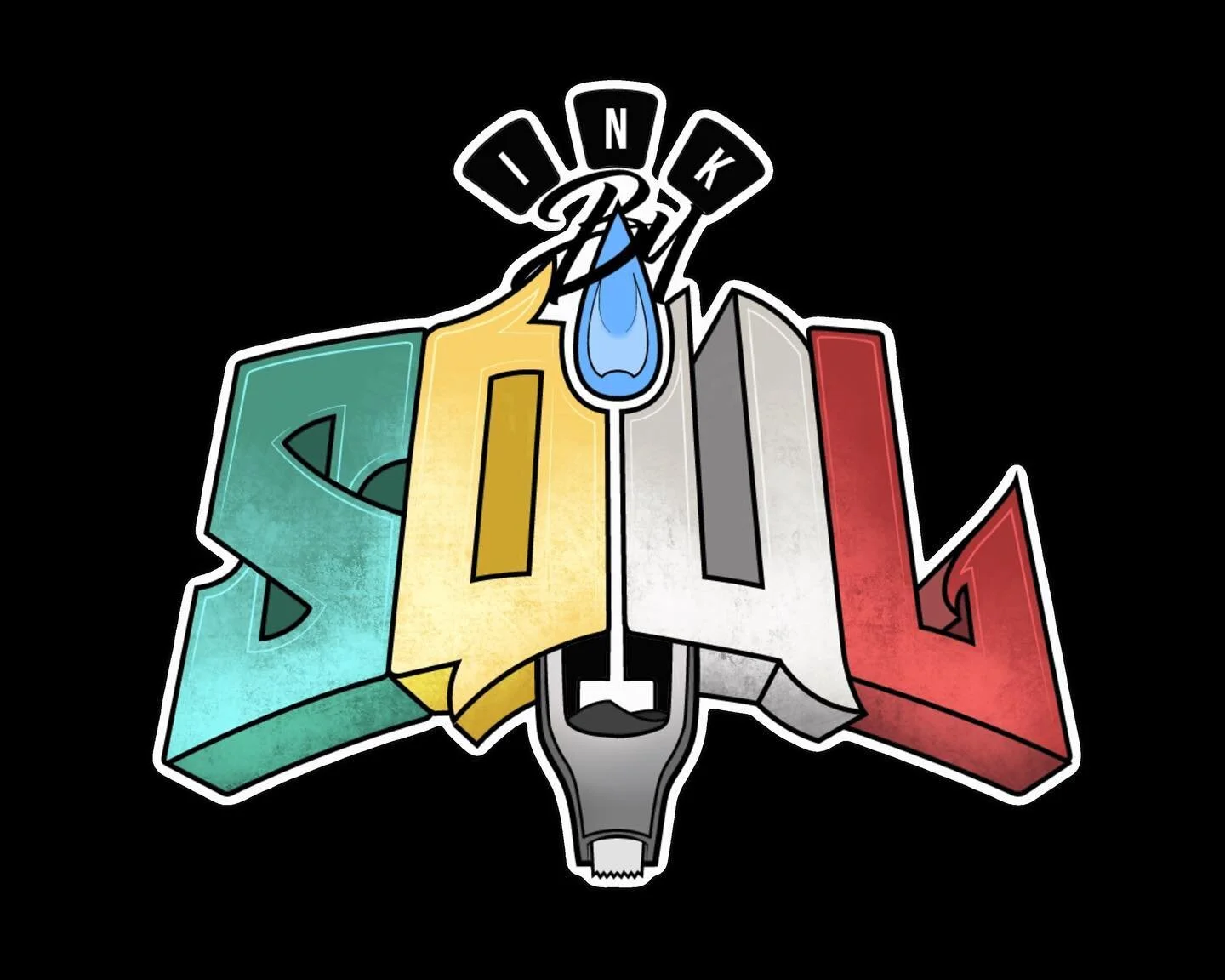 New tattoo logo for @inkbysoul 🎨💉| provided by #adiostudios 

Commissions now open to inquire contact at Adiostudiosofficial@gmail.com ( or link in bio ) #graphic design #tattoologo #logodesign #tattoos #illustrator #illustration #commissionsopen #