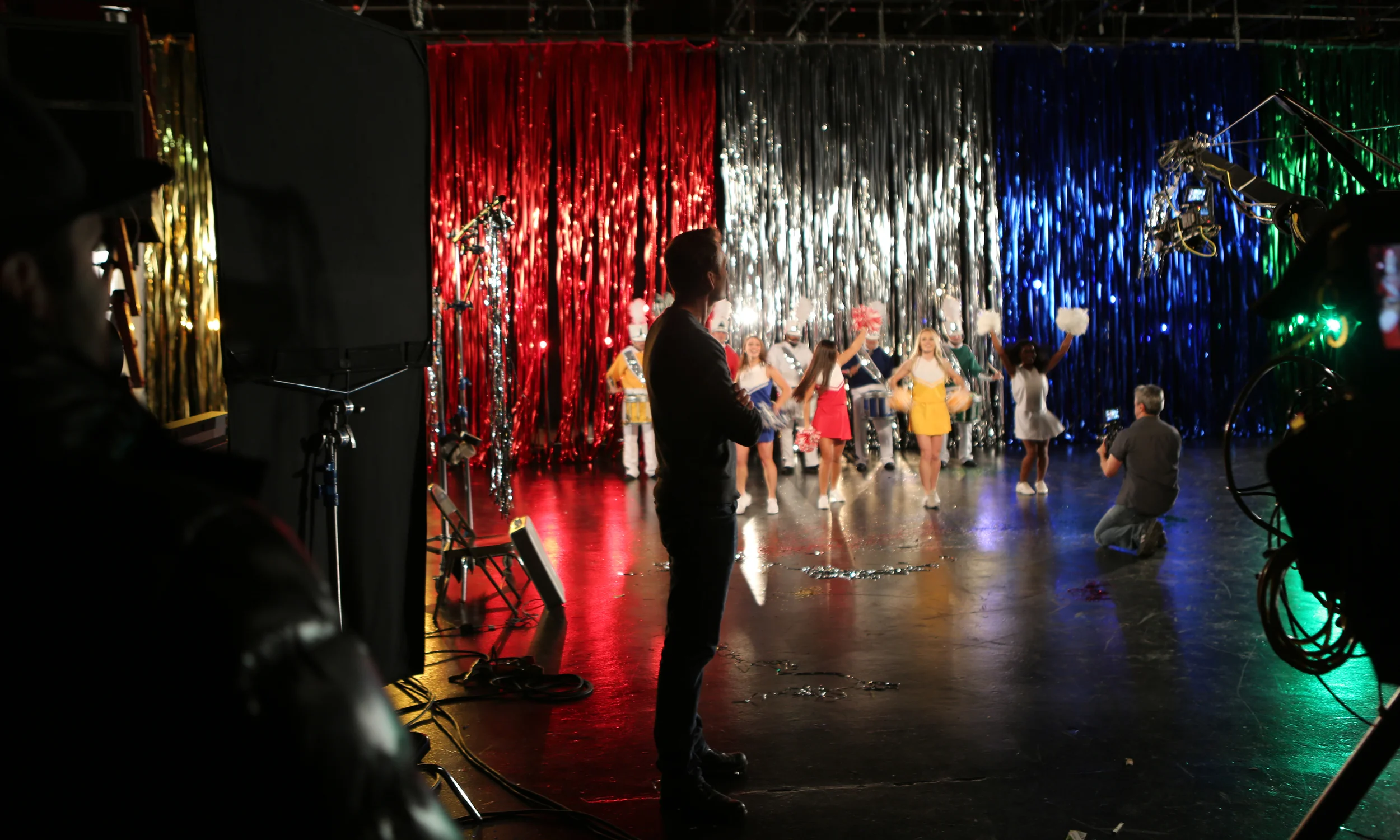 Founder & Executive Producer Roman Gackowski on the set. 