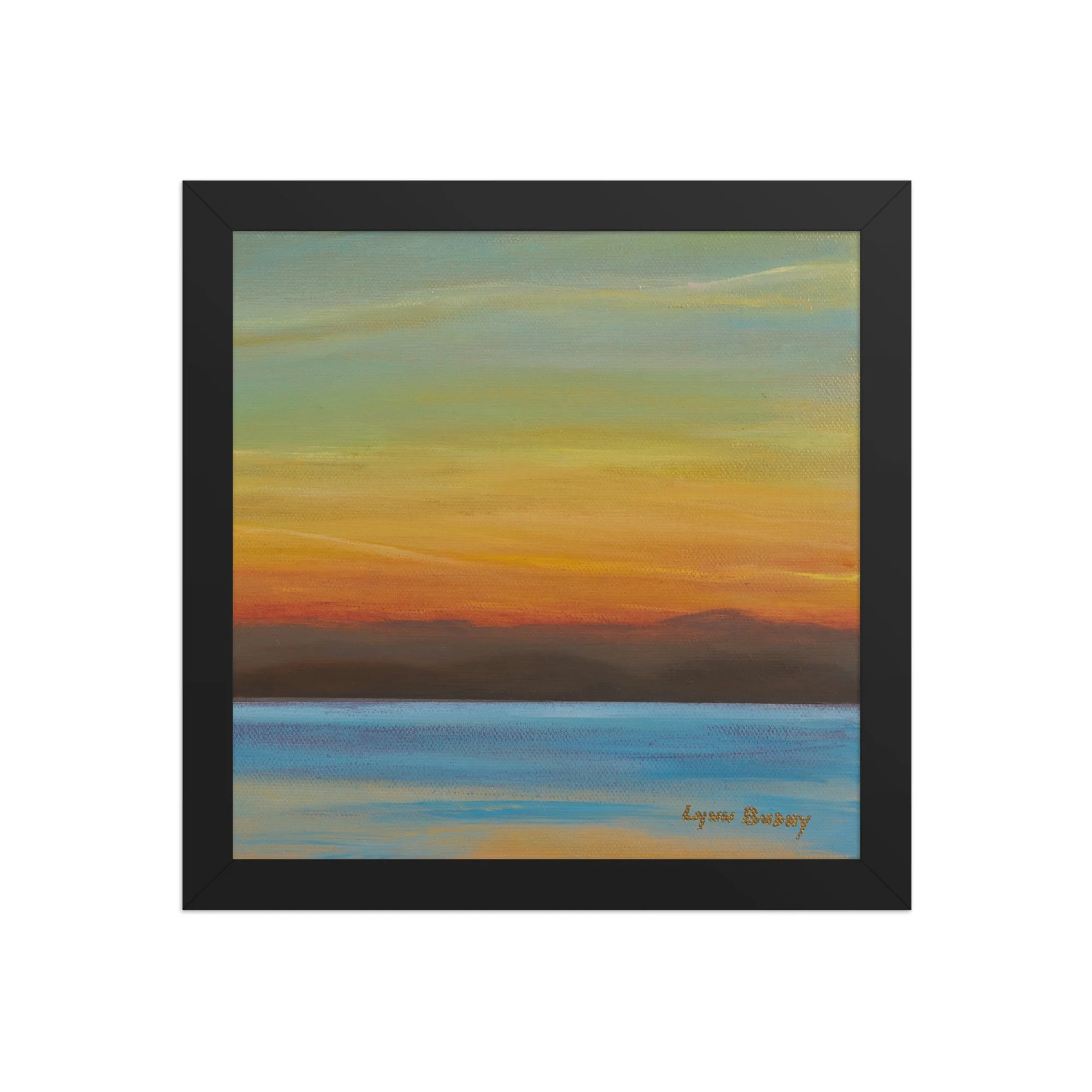 Golden Hour framed print