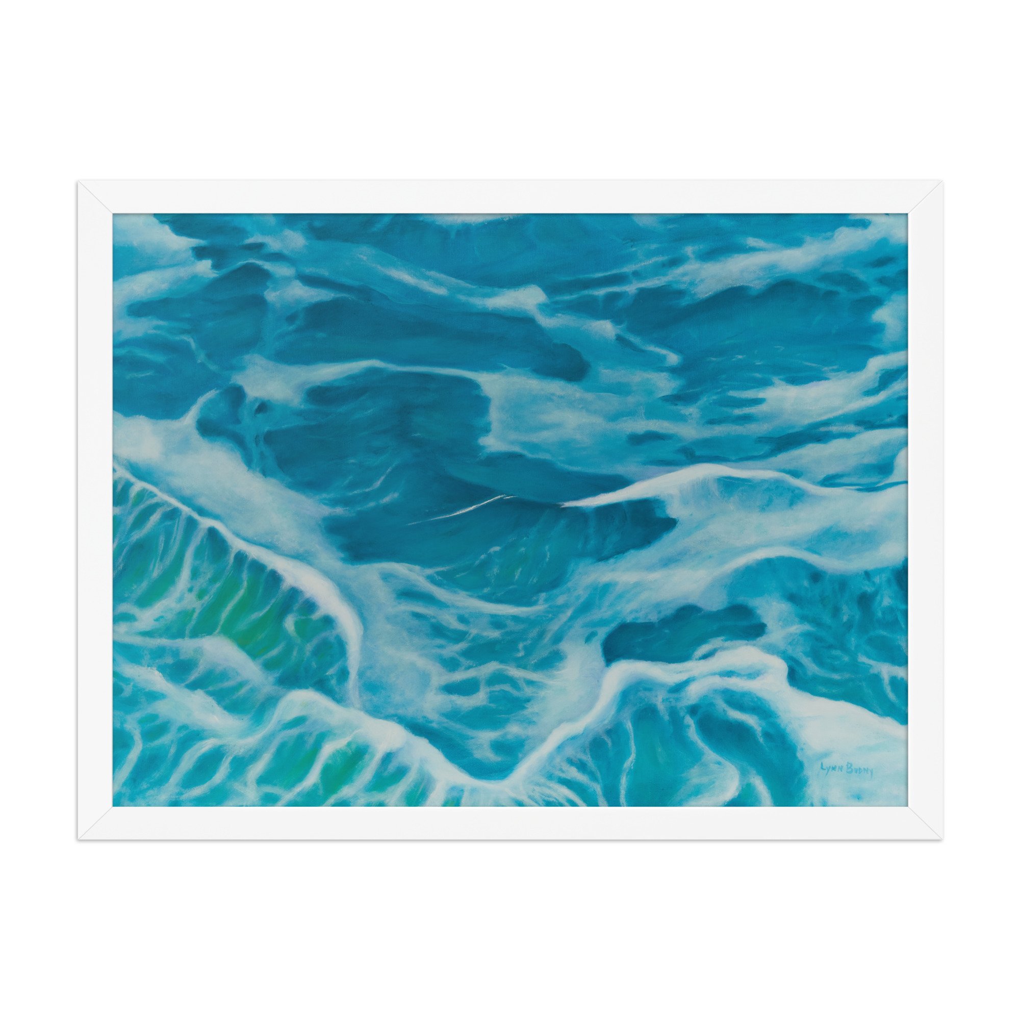 Wave Upon Wave framed print