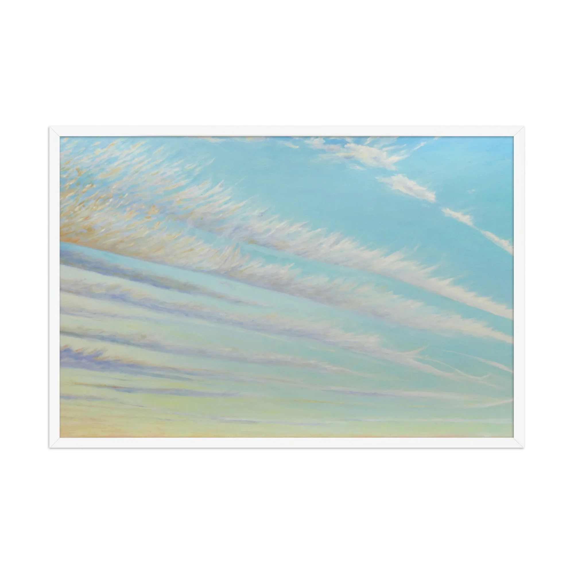 Dawn, White Rock framed print