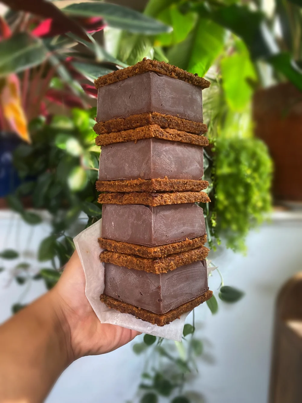Dairy Wheat-Free Callebaut Chocolate Ice Cream Sandwich
