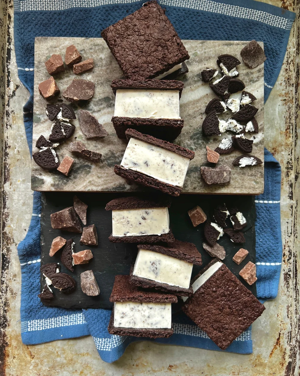 Dairy Wheat Free Oreo Cookies and Cream Ice Cream Sandwich