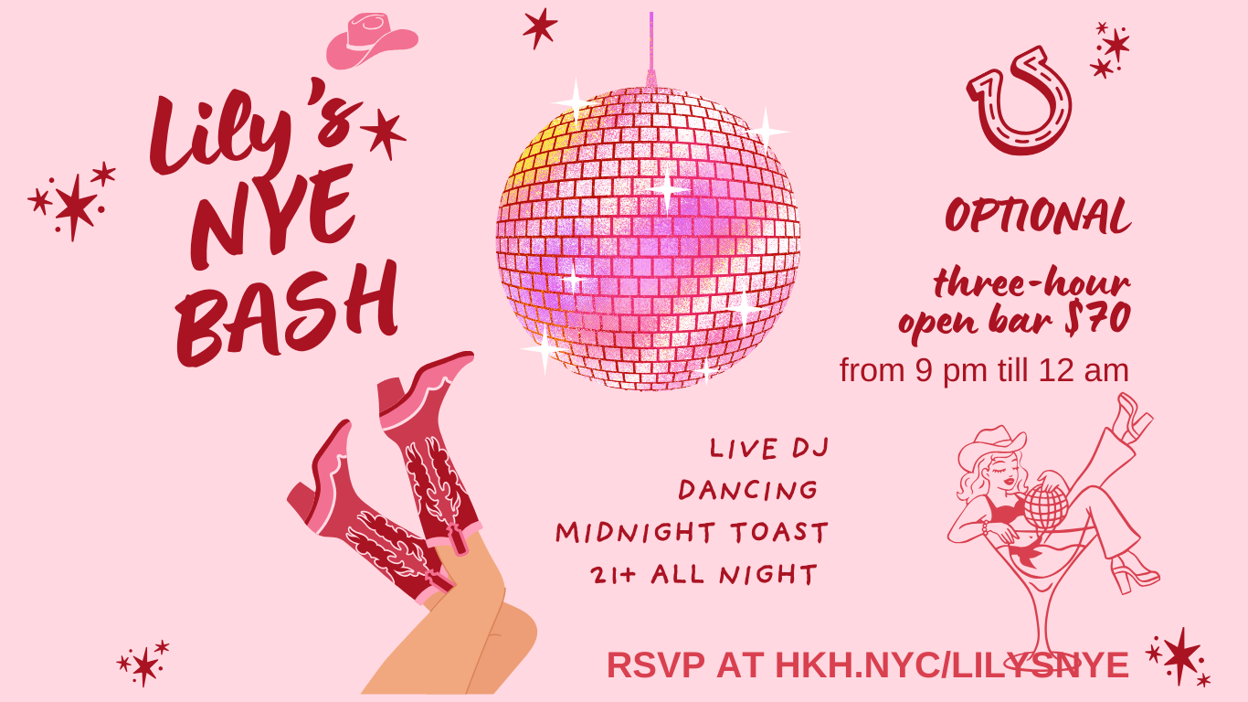 HOWDY 2026-NYE BASH AT LILY'S ASTORIA