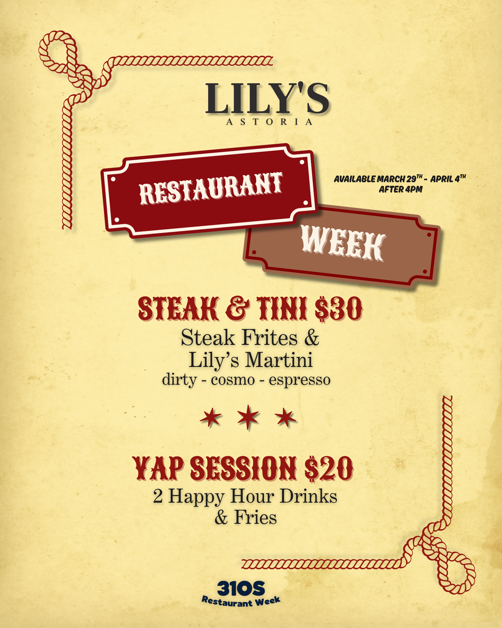 31st Ave Restaurant Week