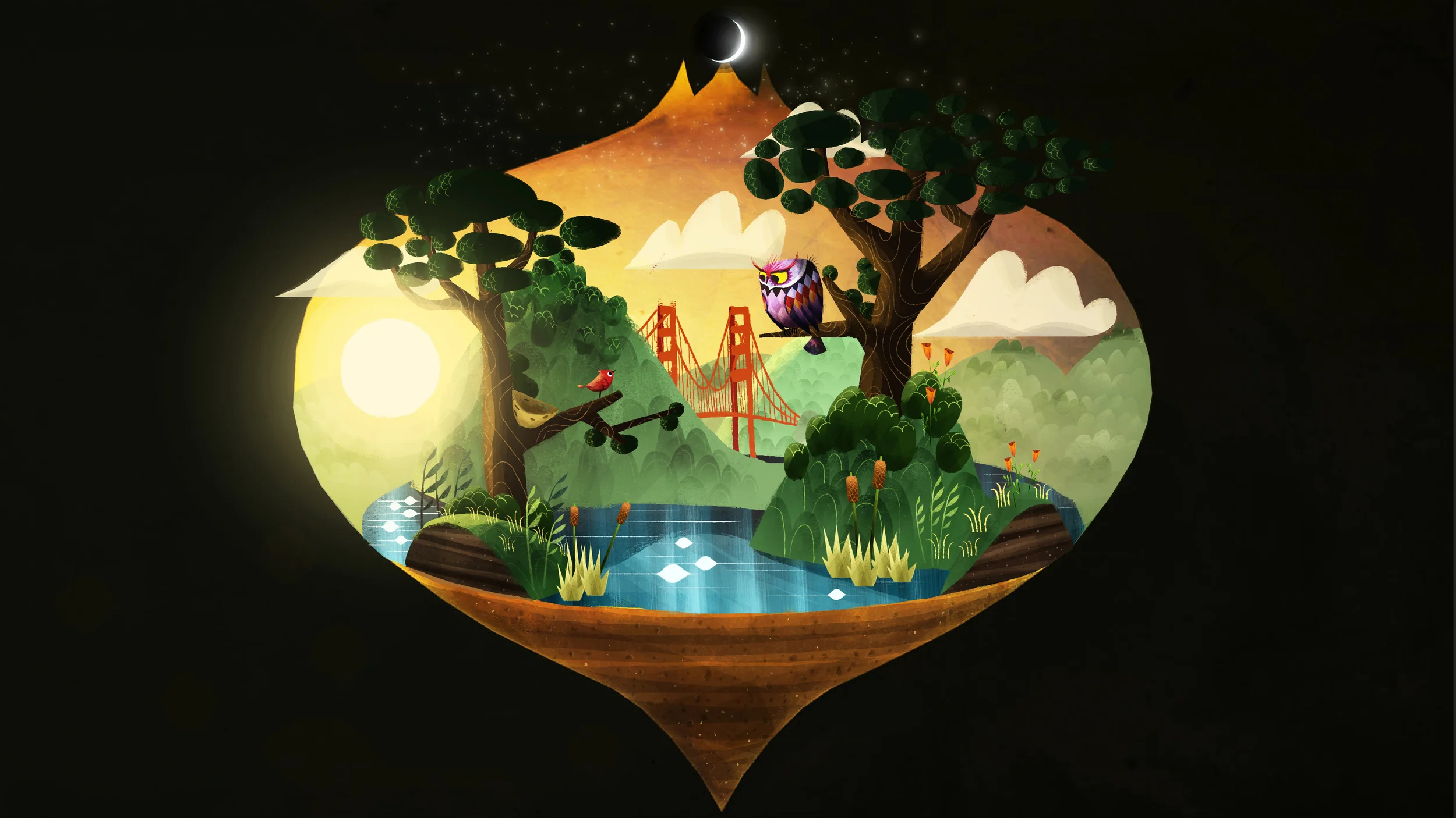 Concept from Our VR storybook puzzle game - Luna.