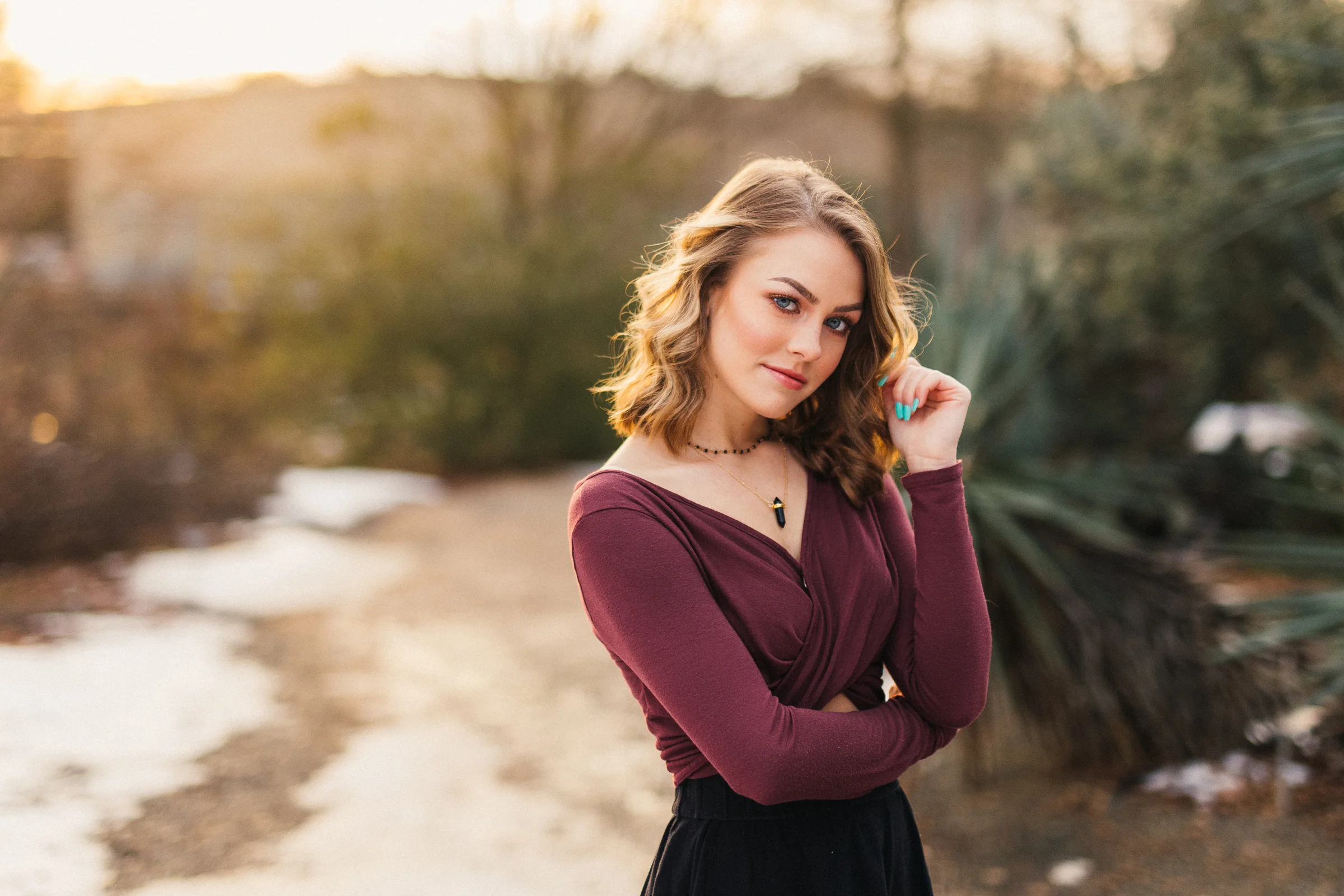 Kaleigh C. | Winter Senior Session | Raleigh, NC Senior Portrait Photographer