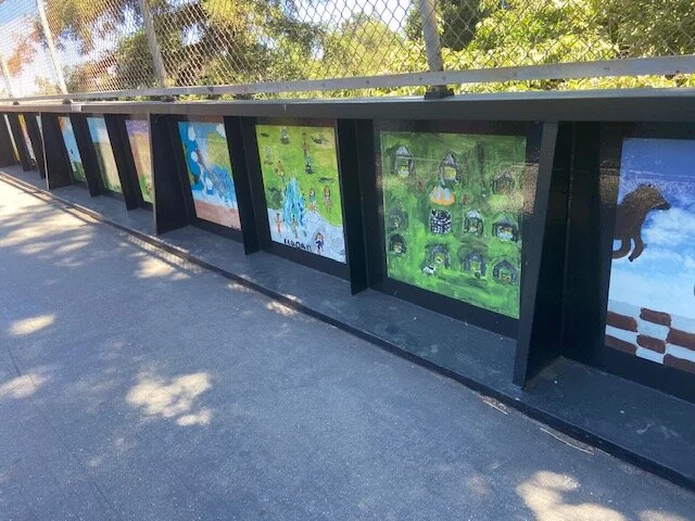 Aspiring Artists - Footbridge Mural Project 