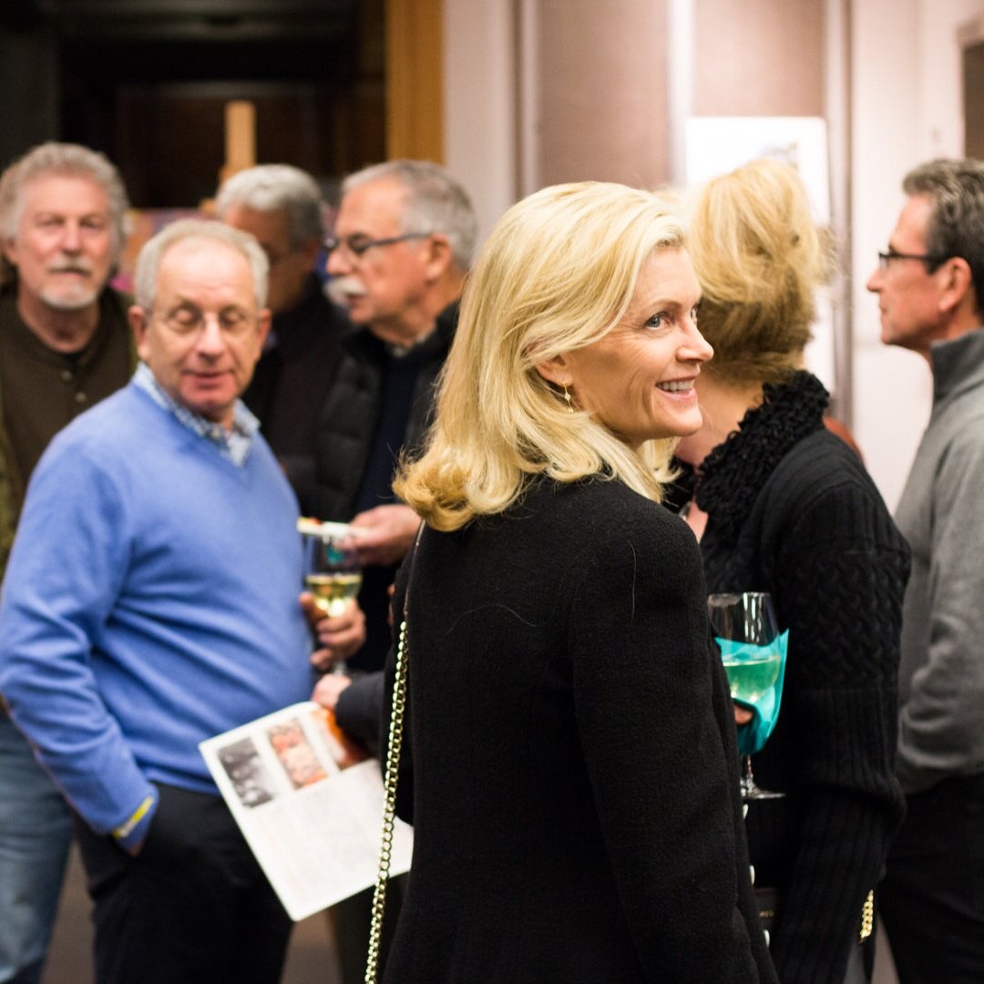 Guests mingling in the gallery (Copy) (Copy)