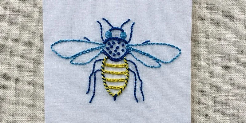 In-Person Bite Size Embroidery for Beginners at NUMU featuring Allison Railo