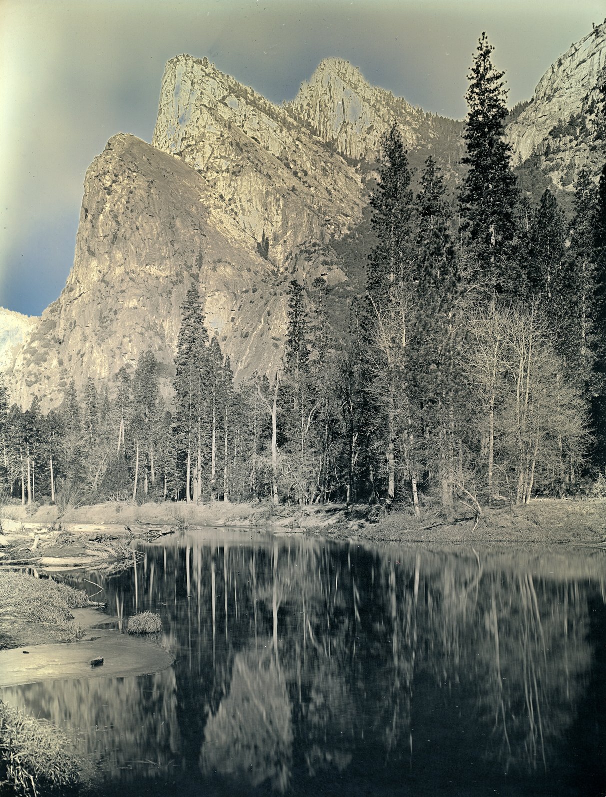 Three Brothers, Yosemite, CA, 2012, Daguerreotype, 8.5 x 6.5 inches