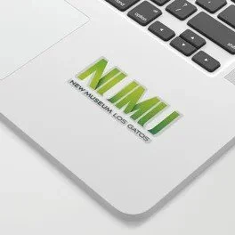 A transparent sticker of the NUMU logo