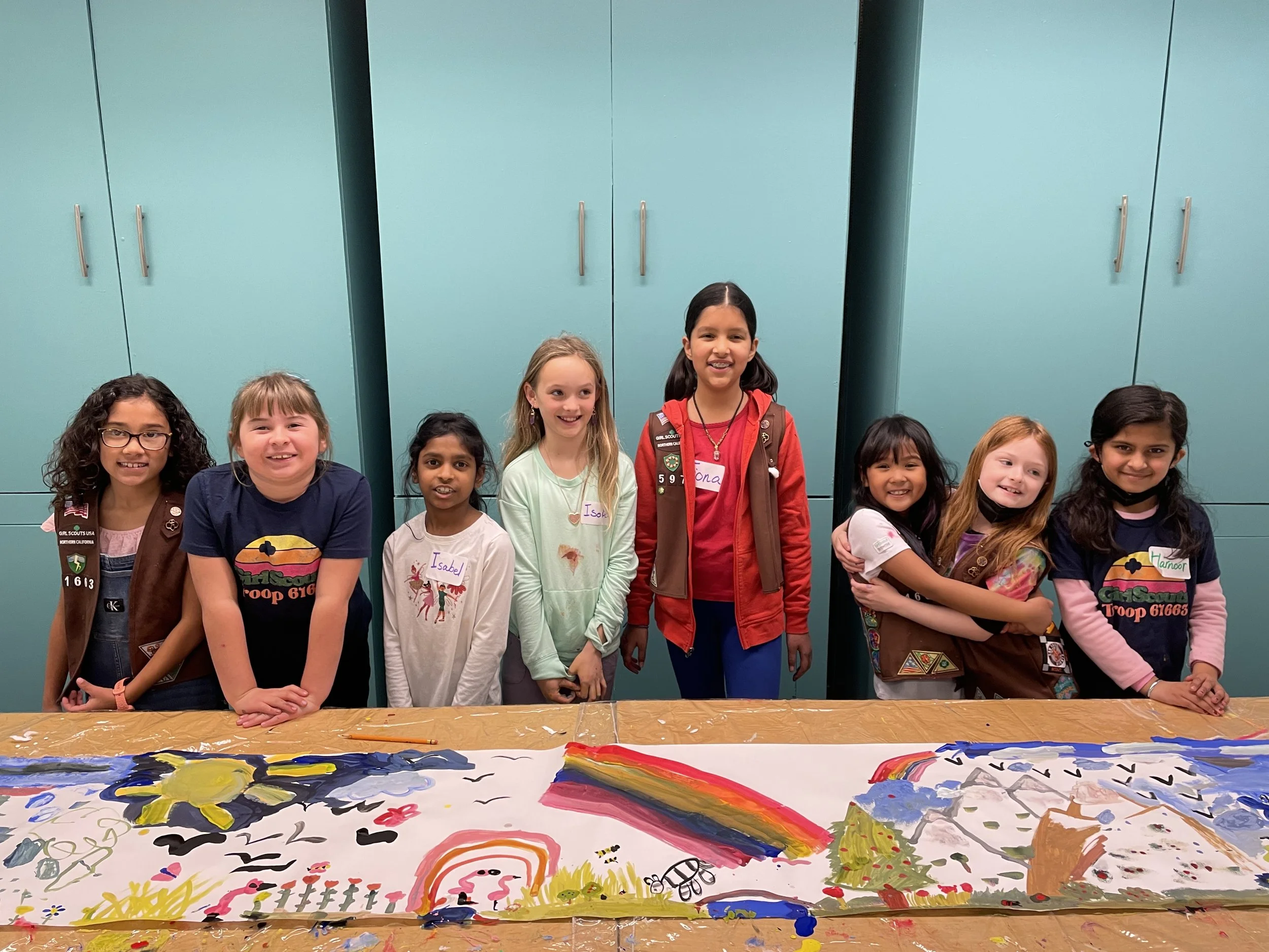 Girl Scouts Brownie Painting Badge