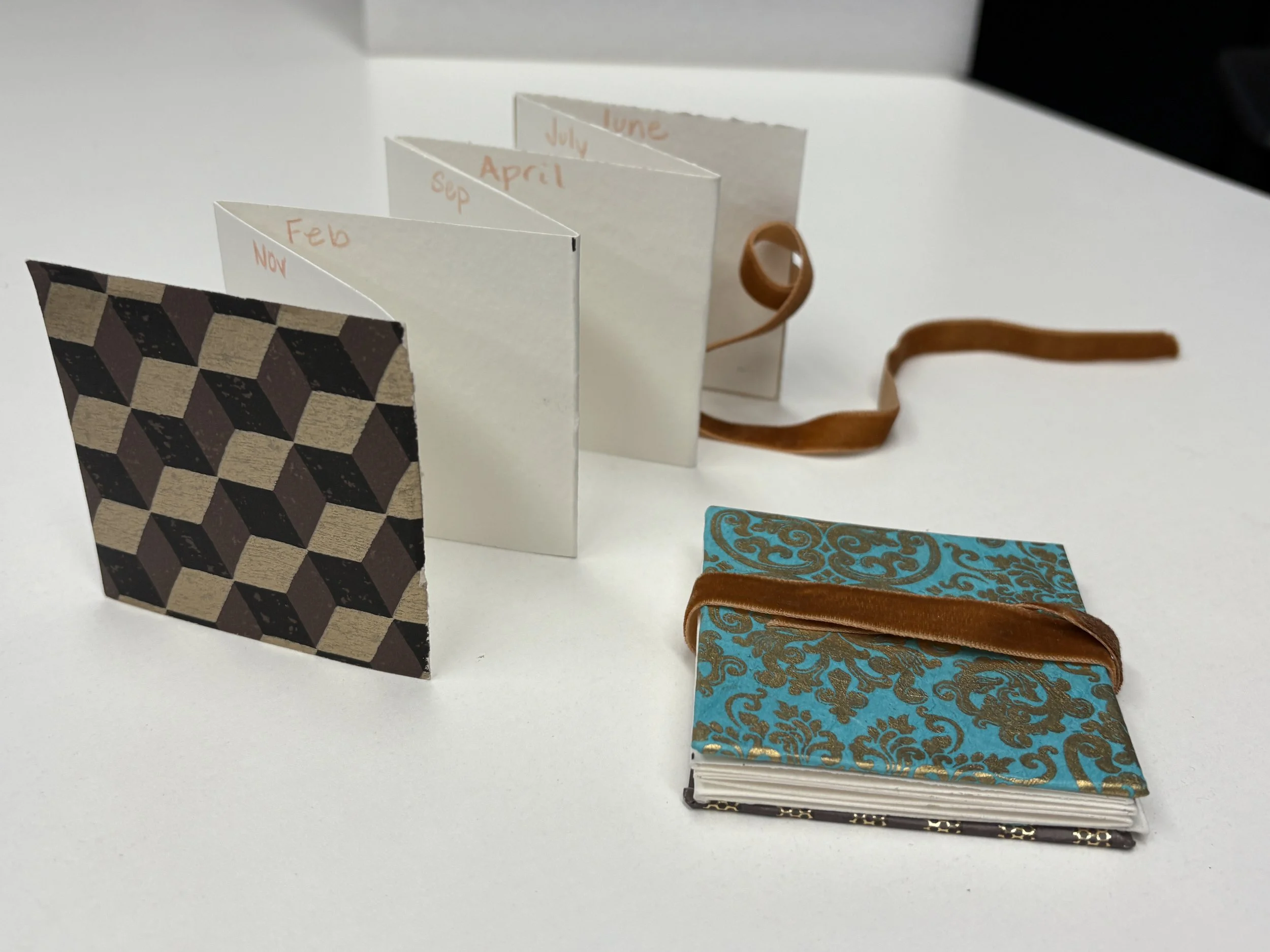 Unfolding Year Accordion Books