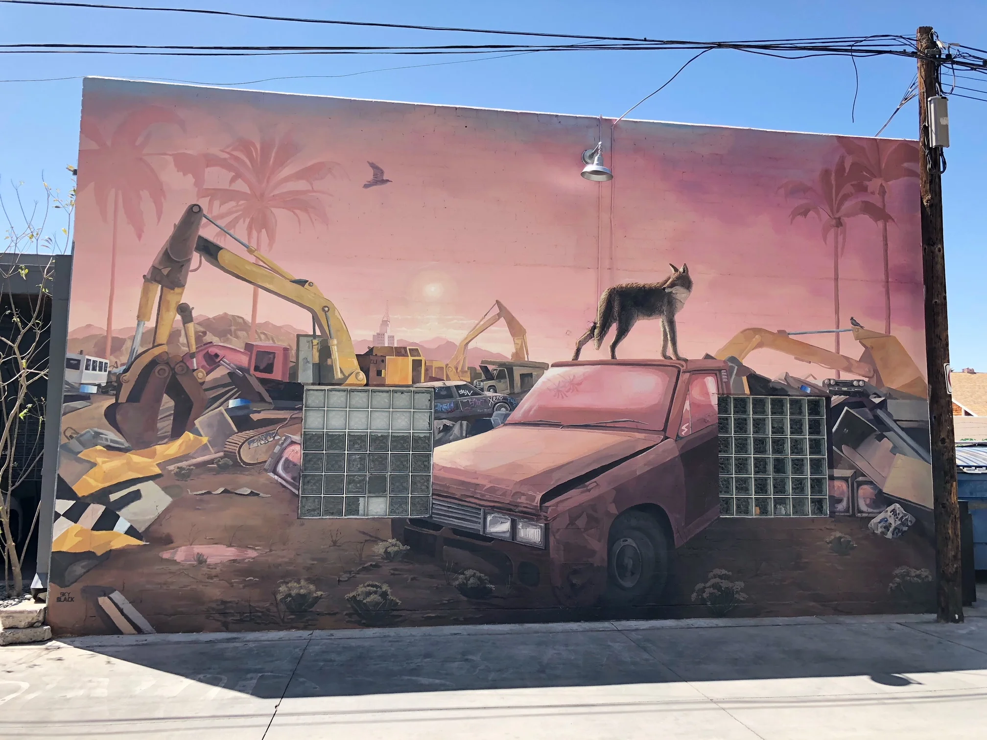 Sky Black completes first Phoenix mural at monOrchid! — monOrchid