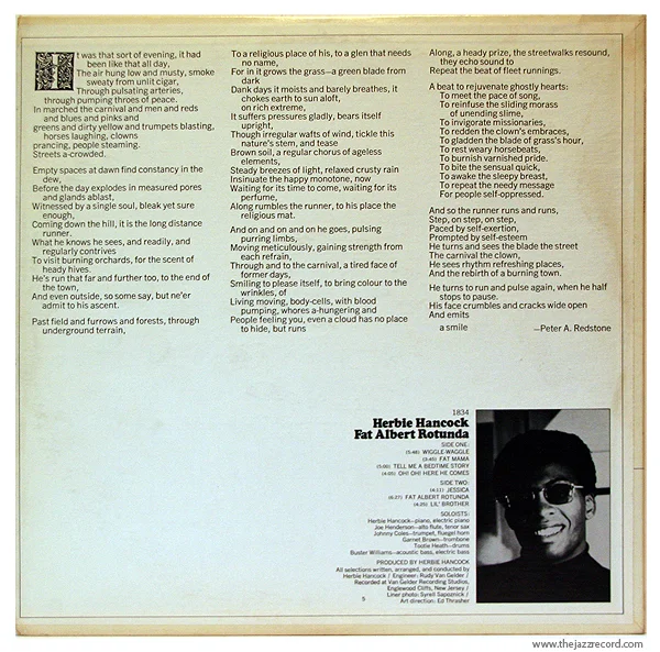 The Jazz Meets The Funk Herbie Hancock "Fat Albert Rotunda"