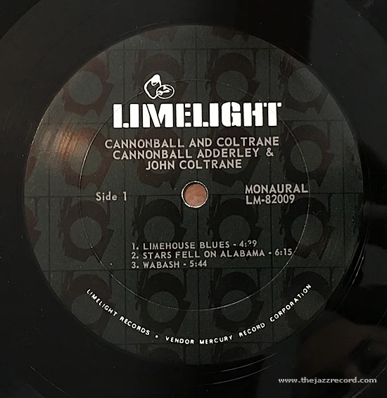 Dynamic Duo Cannonball Adderley & John Coltrane "Cannonball & Coltrane"