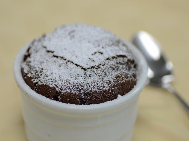 Bittersweet Chocolate Soufflé from the meal planning menu