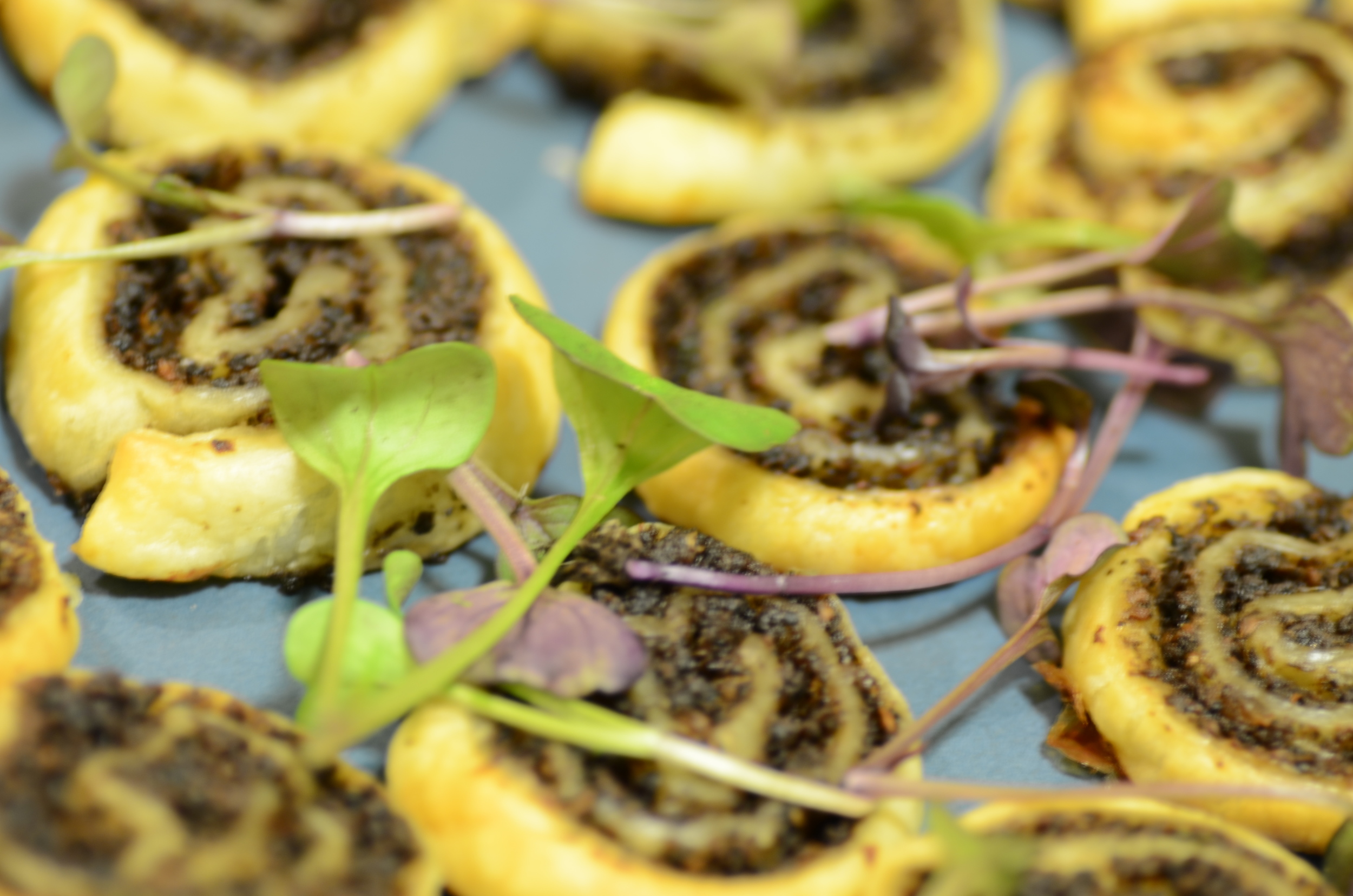 Mushroom, Puff Pastry Pinwheels