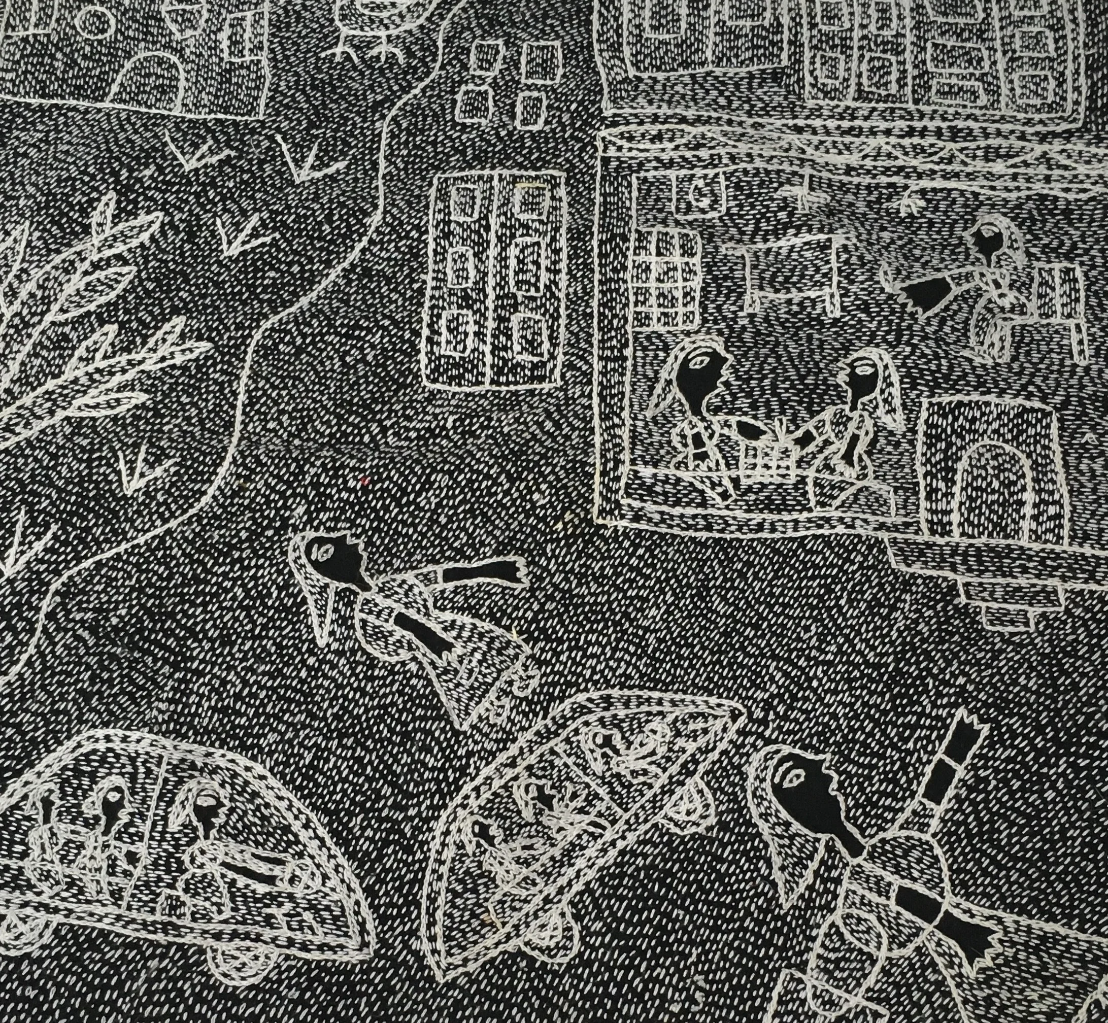 Indian Kantha sample from Dorothy's collection.