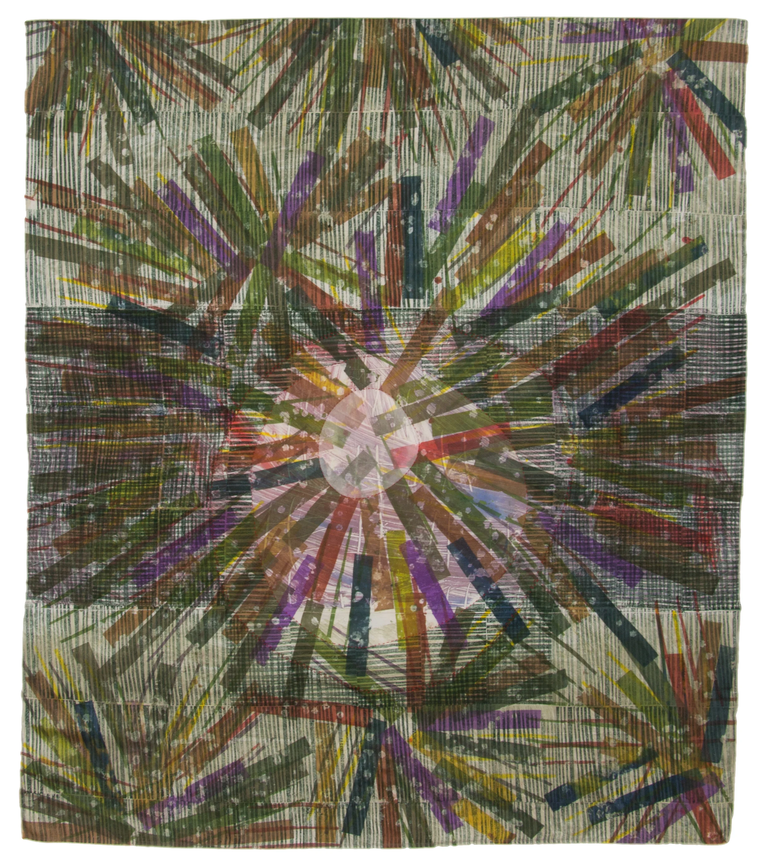 "Focal Point" on display at the San Jose Museum of Quilts and Textiles through Jan 15, 2017