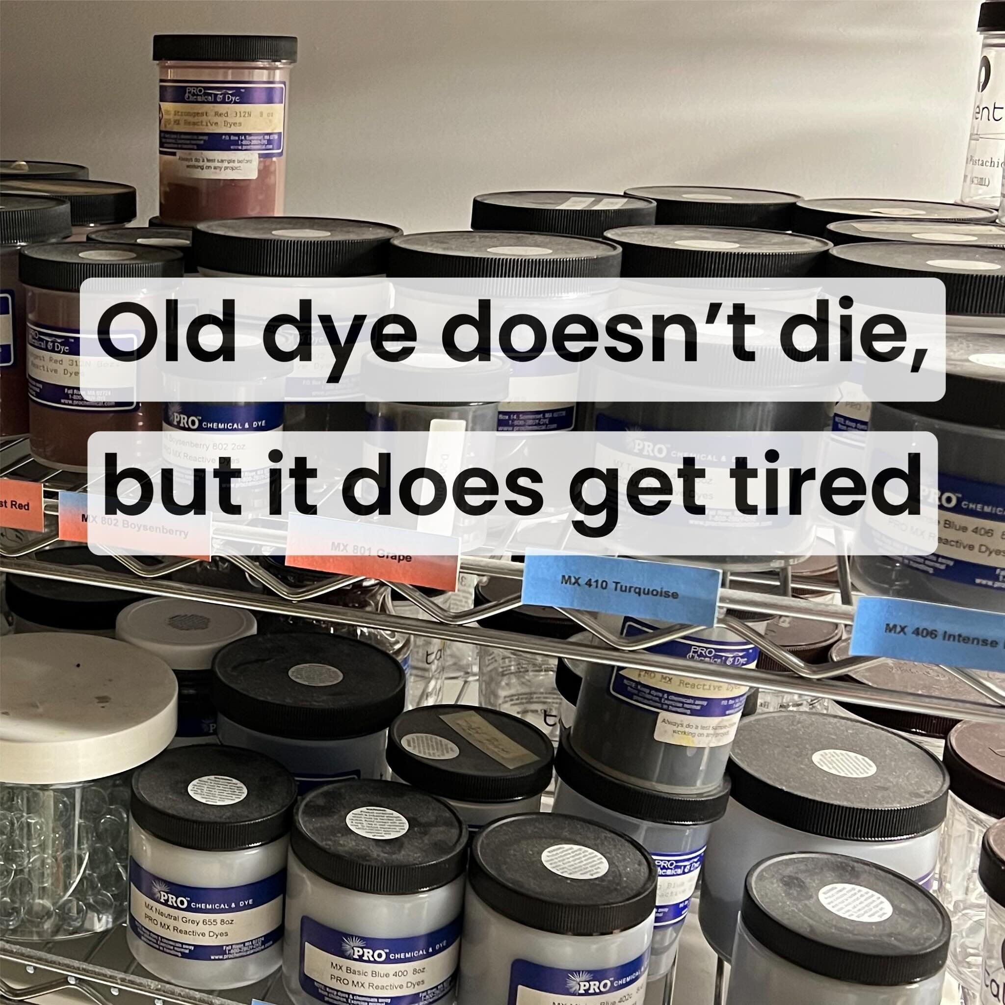 Read my new blog post. It&rsquo;s a techie look at how we can get the most out of old MX dye powder. 
You&rsquo;ll find the link under my bio or by clicking the New Writing story, above. #mxdyes @artclothnetwork @hyattsvillefiberartsguild