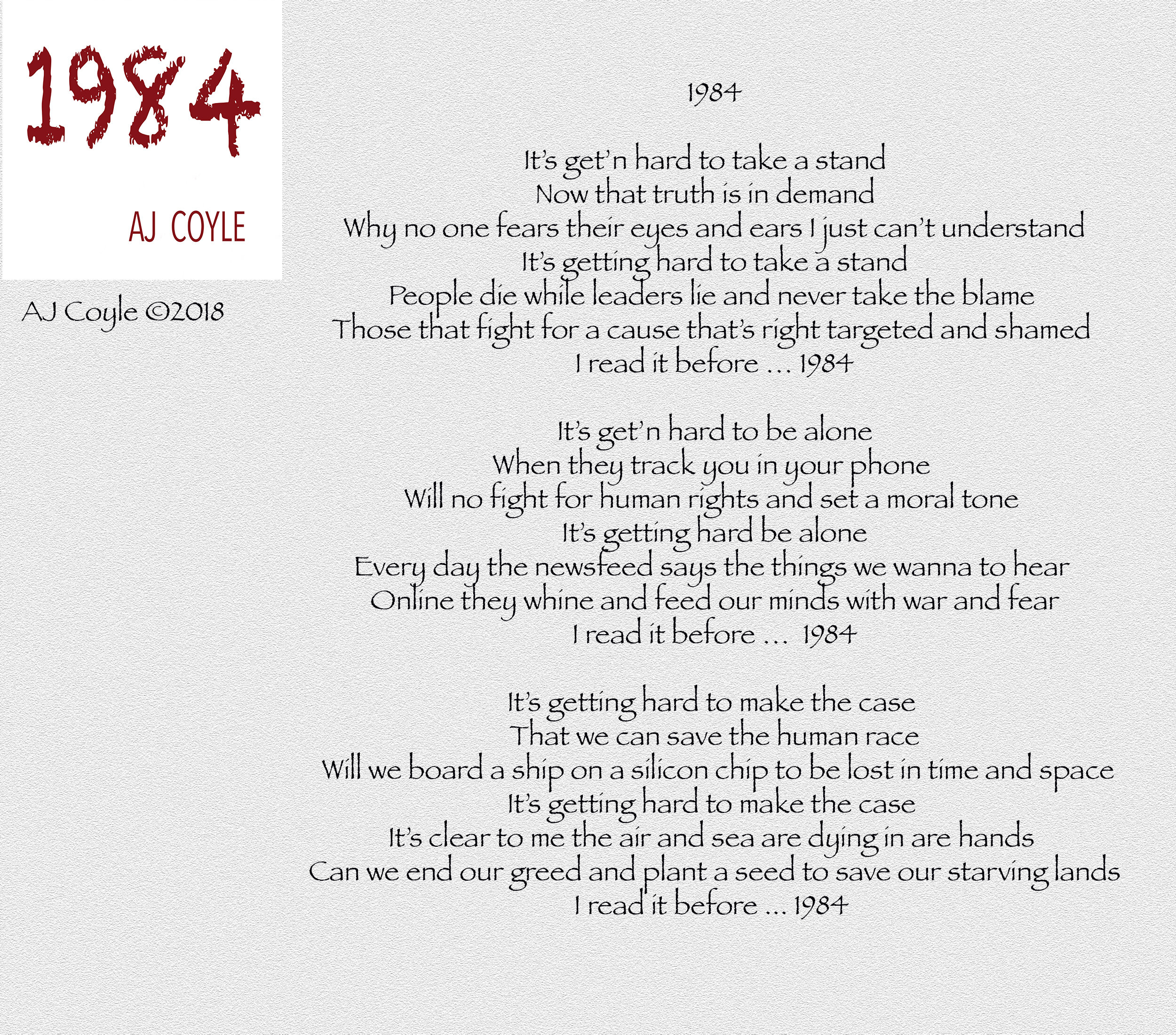 1984 - AJ Coyle