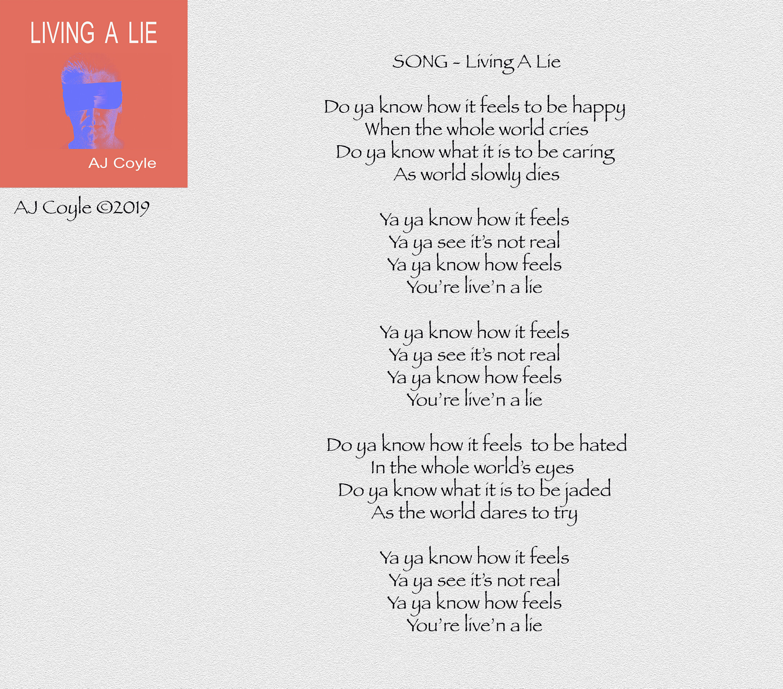 Living A Lie - AJ Coyle