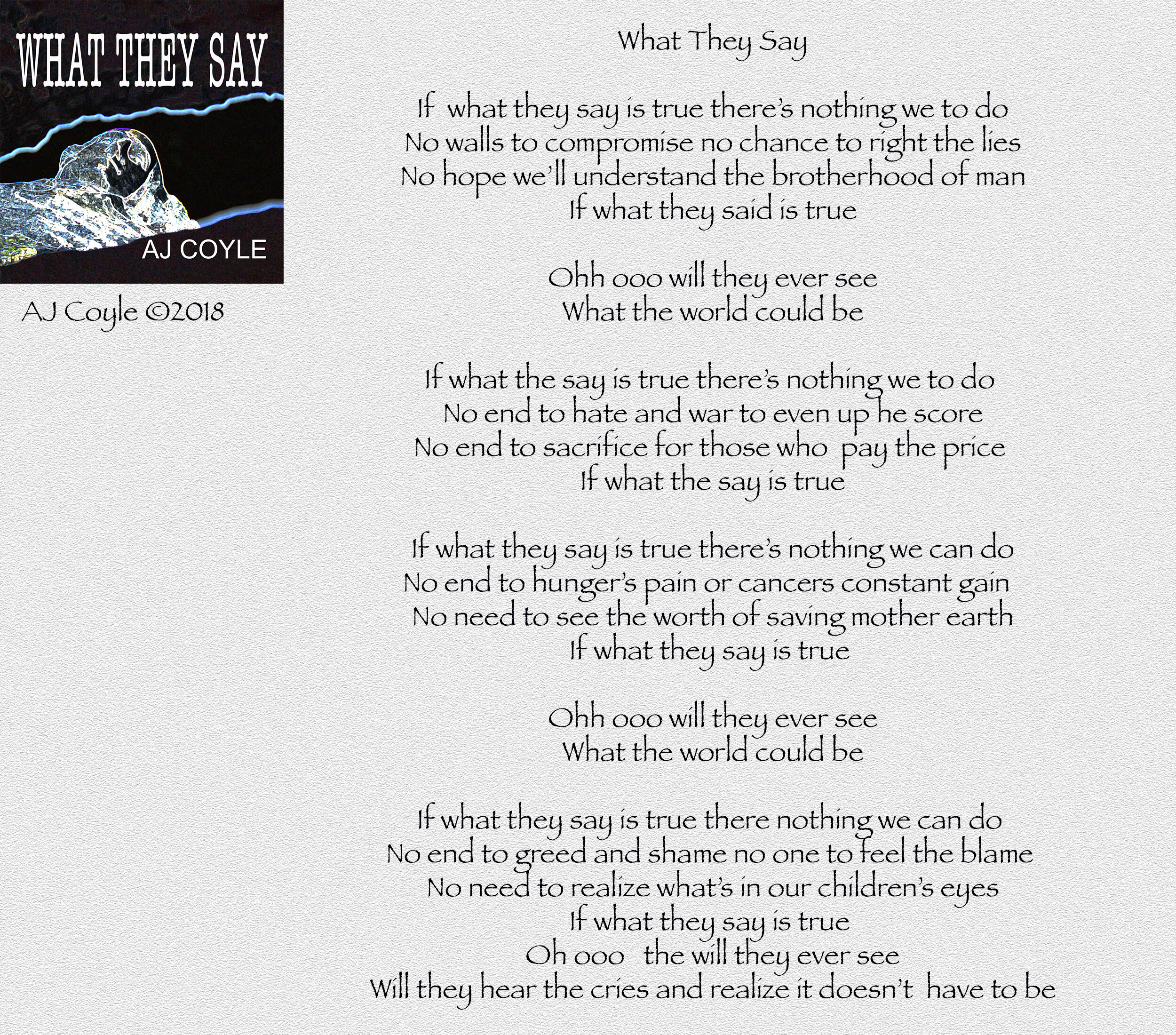 What They Say - AJ Coyle