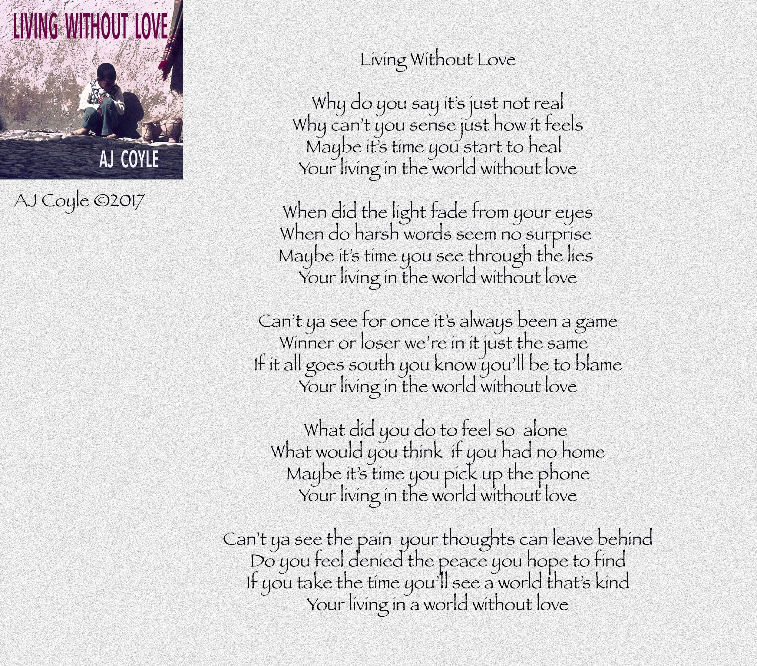 Living Without Love - AJ Coyle