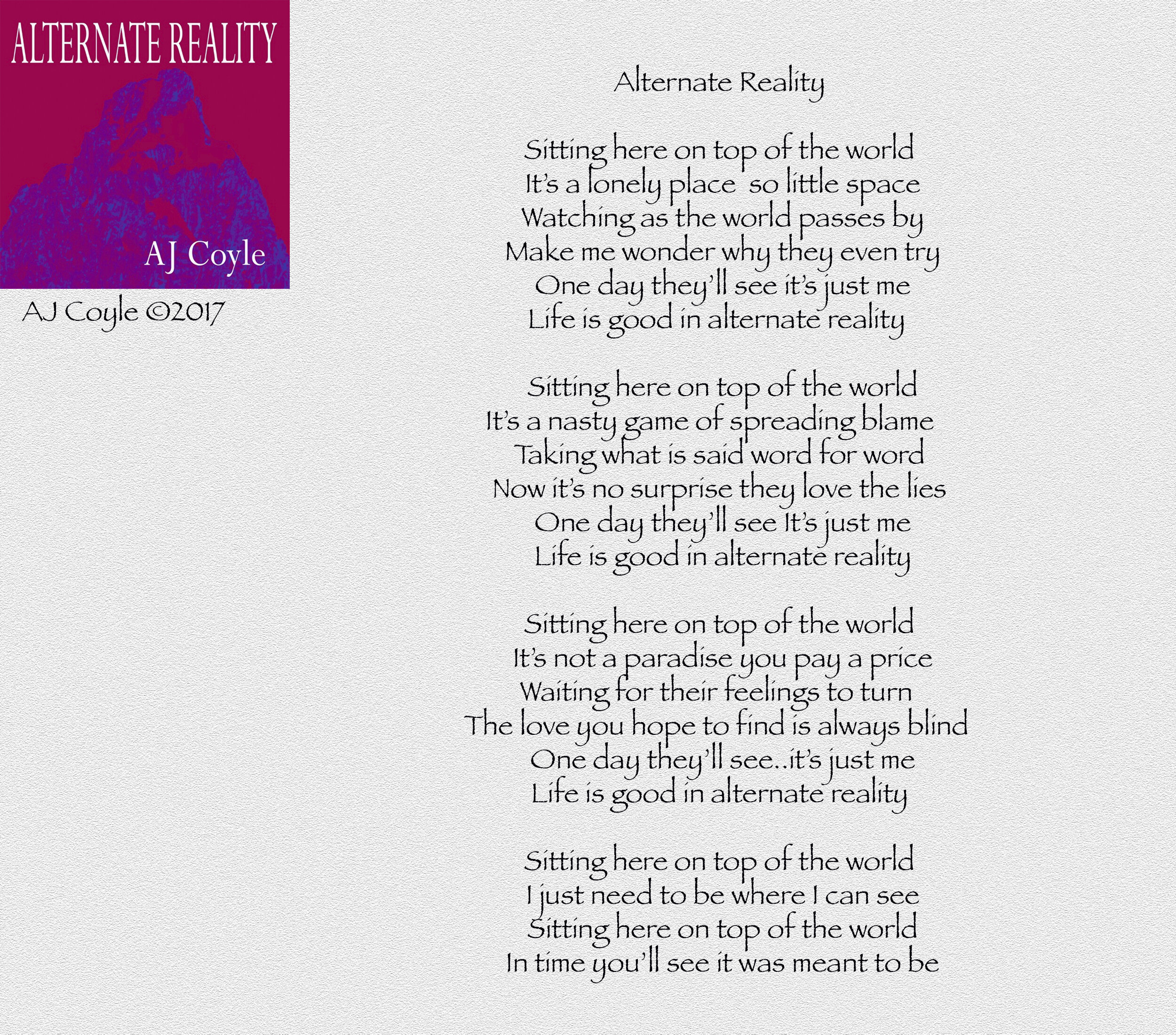 Alternate Reality - AJ Coyle
