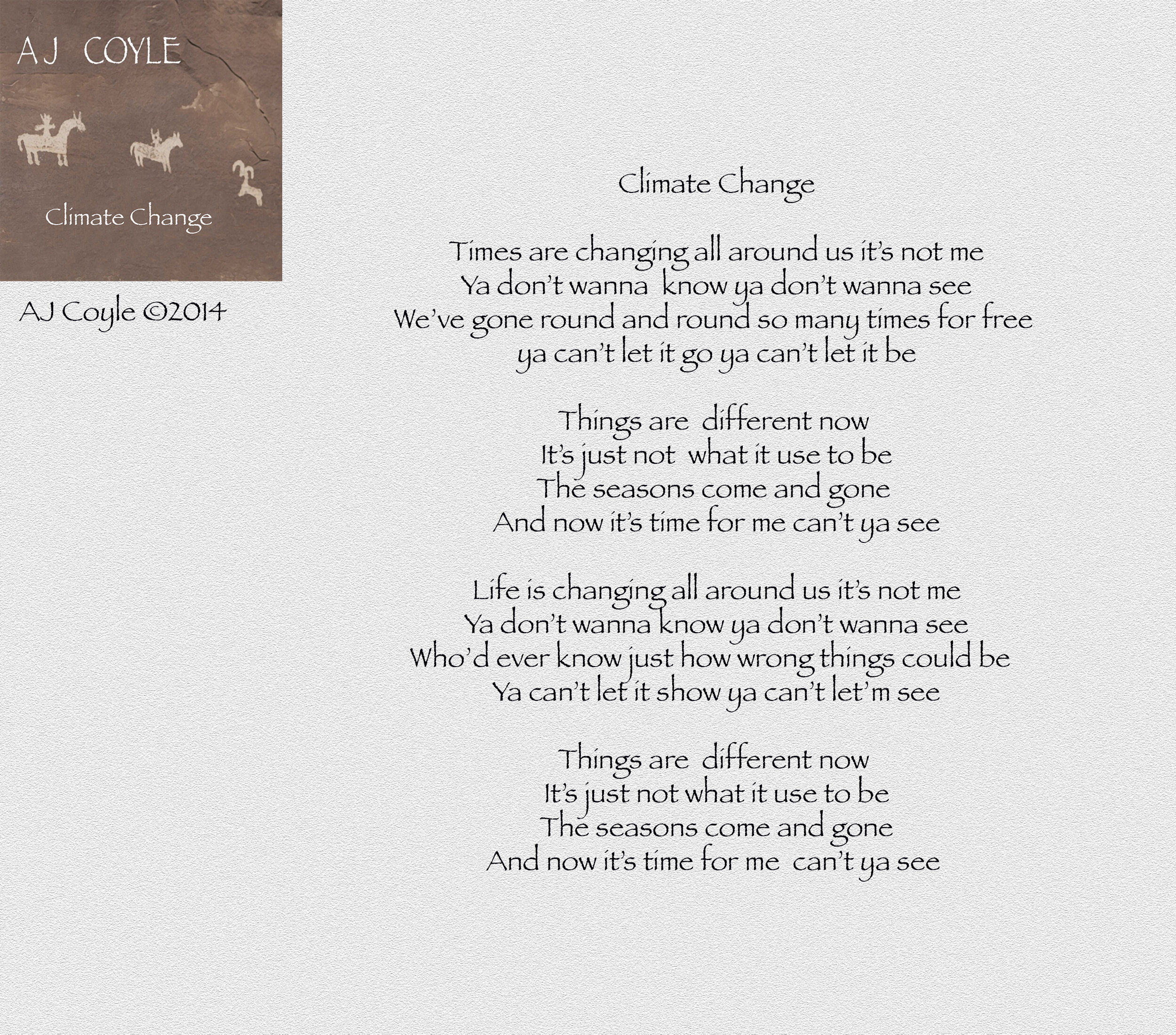 Climate Change - AJ Coyle