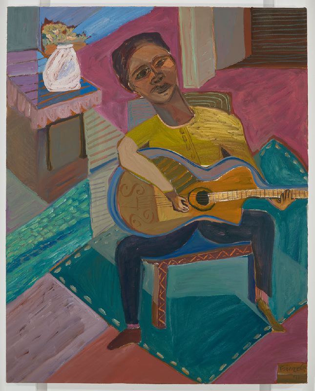 Seated Musician IX
