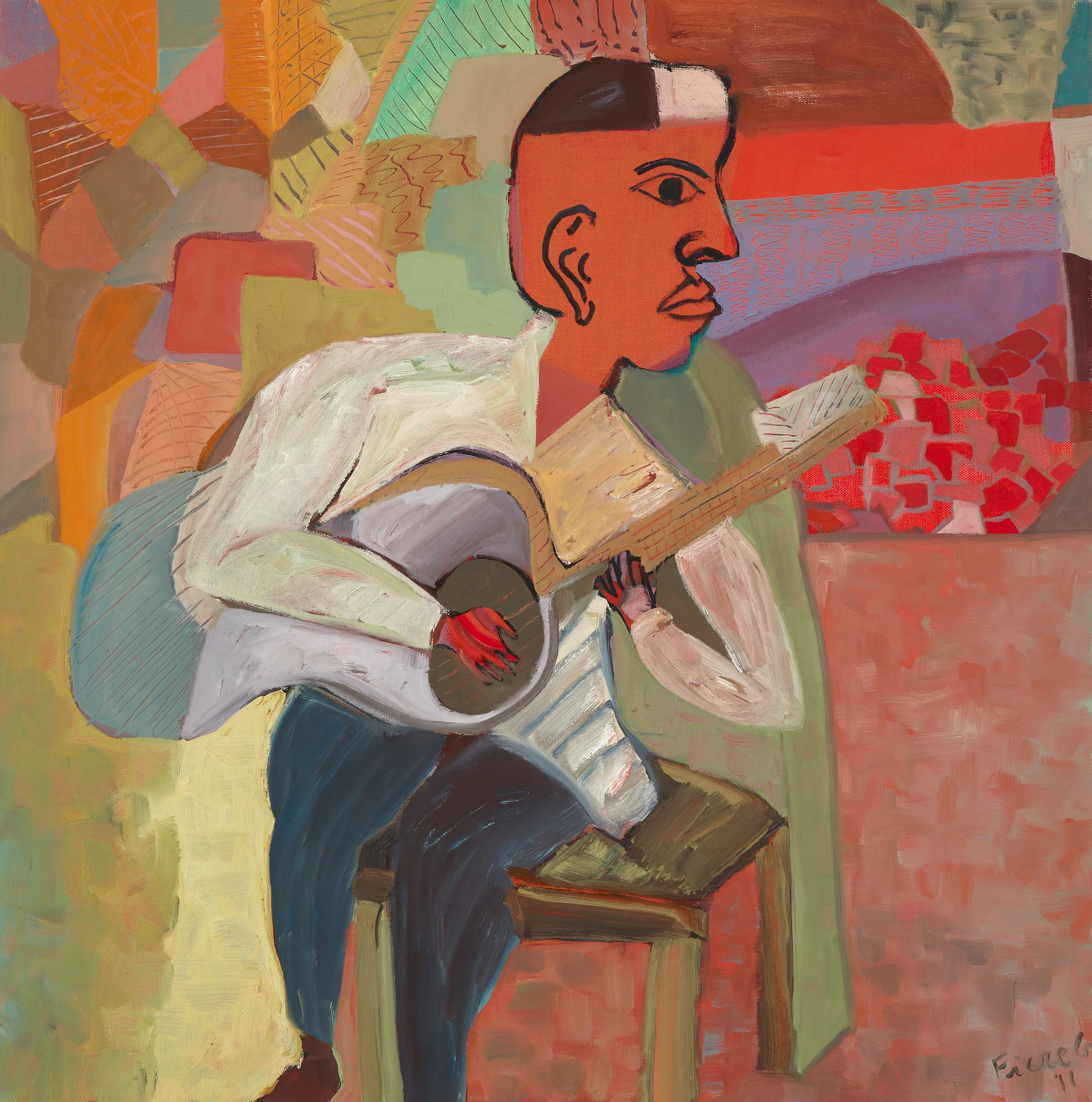 Seated Musician I