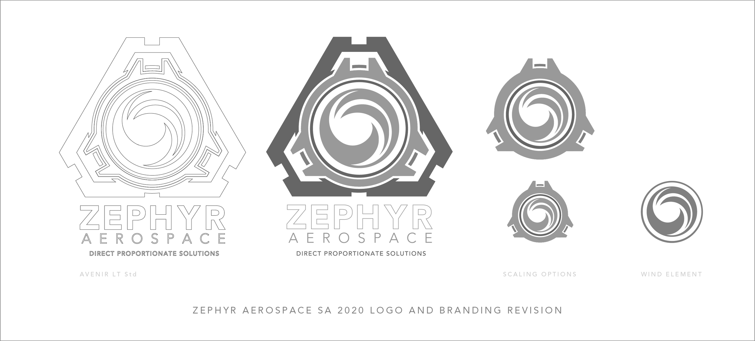 Zephyr Aerospace 2020 Logo Redesign