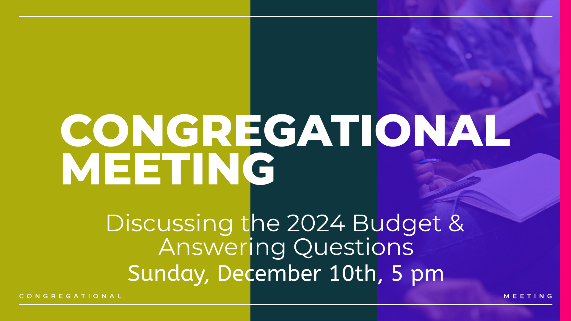 Congregational Meeting